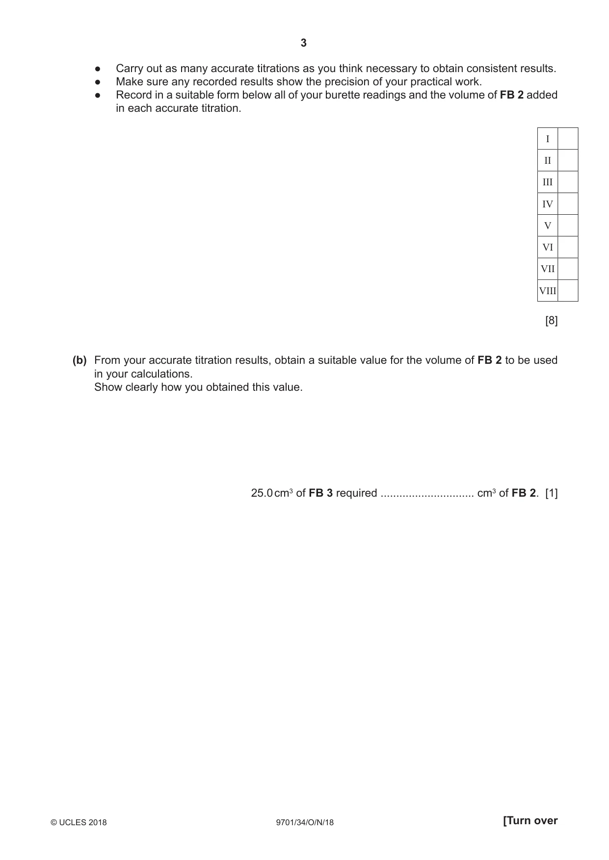 Cambridge A Level Chemistry 9701 2018 Oct/Nov Paper 3 · Variant 4 question paper, page 3 of 12