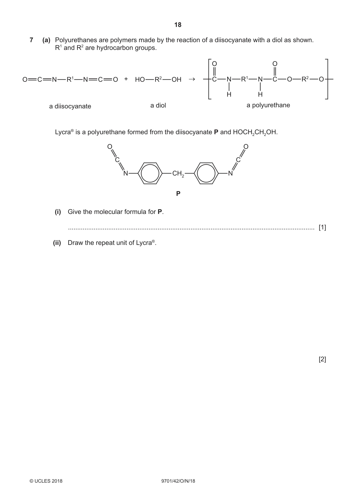 Cambridge A Level Chemistry 9701 2018 Oct/Nov Paper 4 · Variant 2 question paper, page 18 of 24