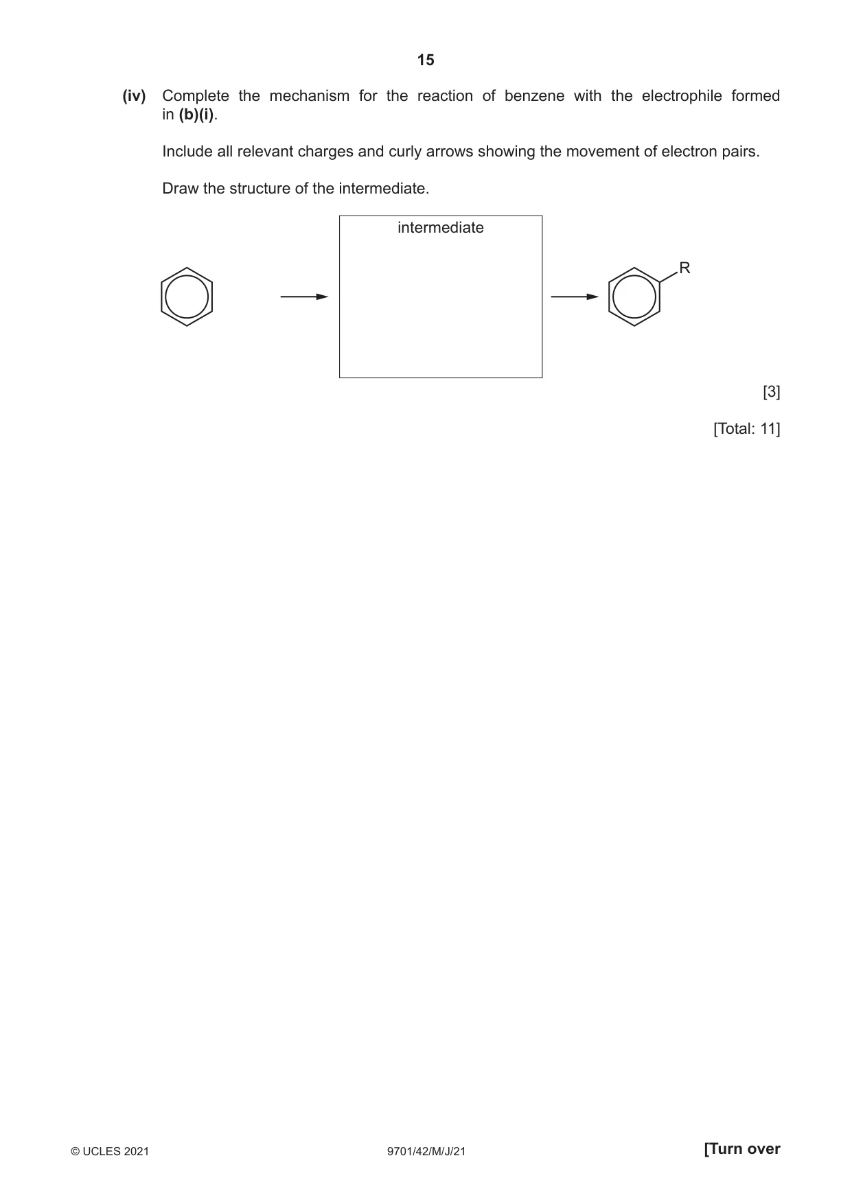 Cambridge A Level Chemistry 9701 2021 May/June Paper 4 · Variant 2 question paper, page 15 of 24