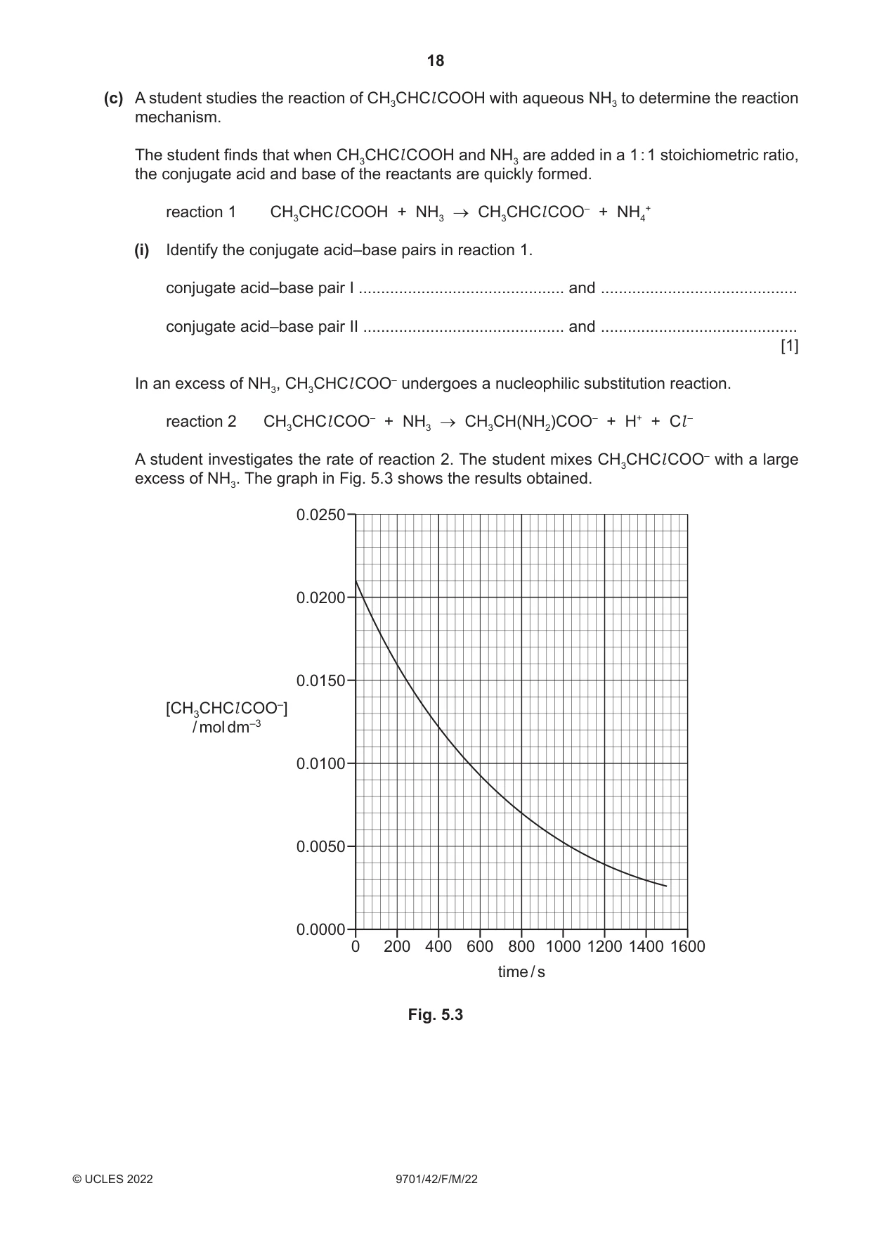 Cambridge A Level Chemistry 9701 2022 Feb/March Paper 4 · Variant 2 question paper, page 18 of 28