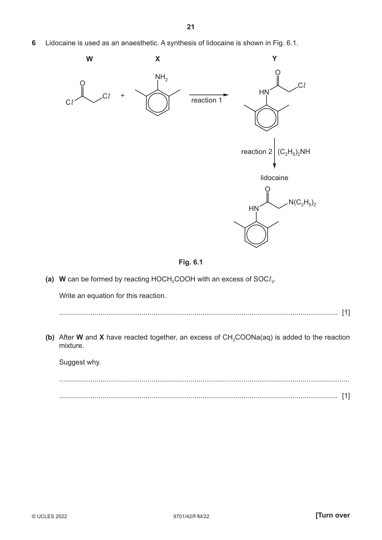 Cambridge A Level Chemistry 9701 2022 Feb/March Paper 4 · Variant 2 question paper, page 21 of 28