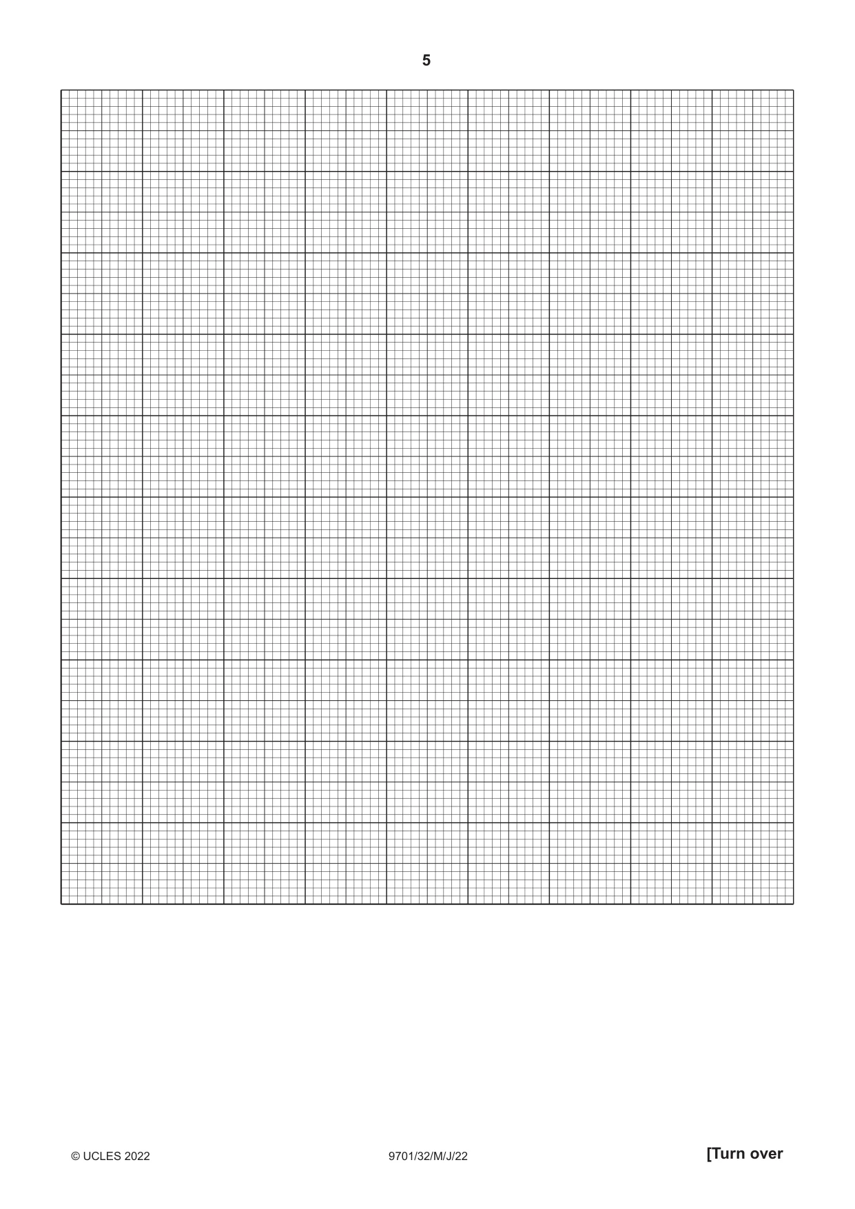 Cambridge A Level Chemistry 9701 2022 May/June Paper 3 · Variant 2 question paper, page 5 of 12