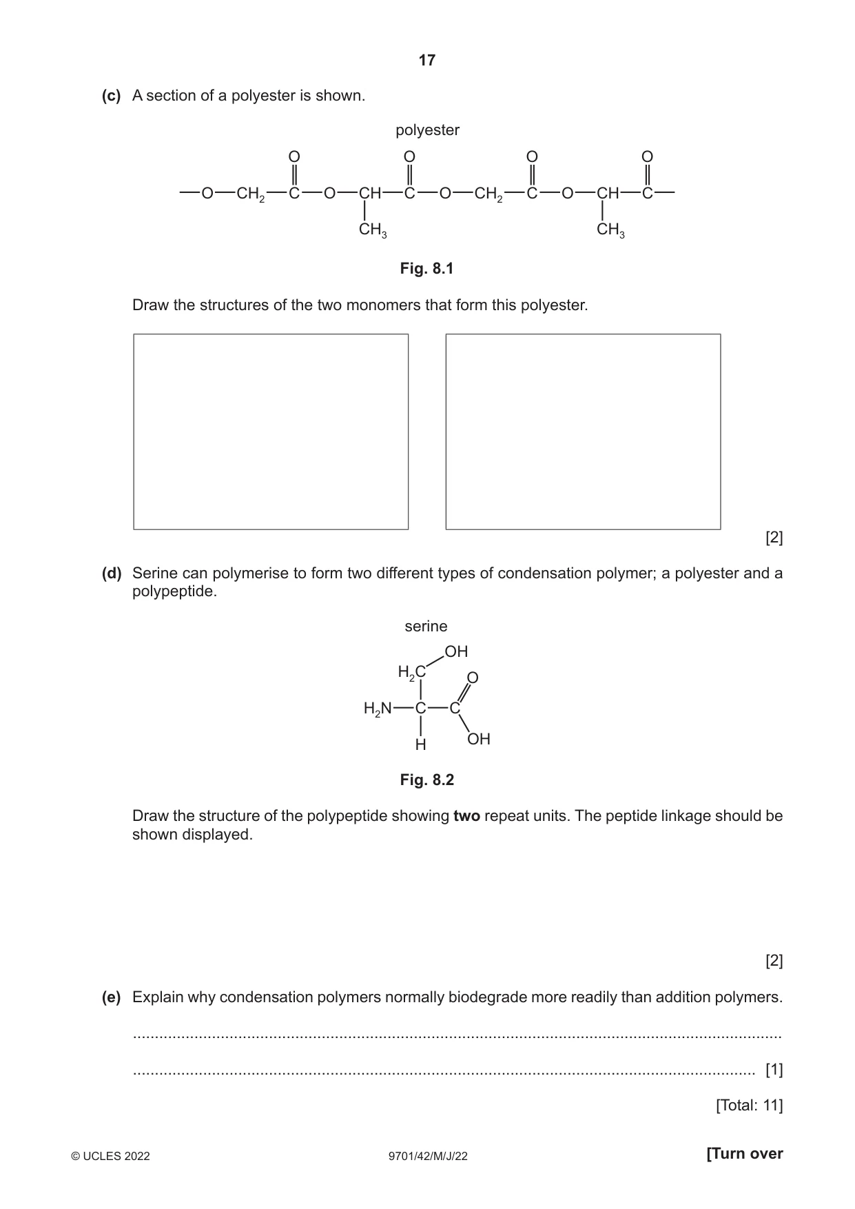 Cambridge A Level Chemistry 9701 2022 May/June Paper 4 · Variant 2 question paper, page 17 of 24