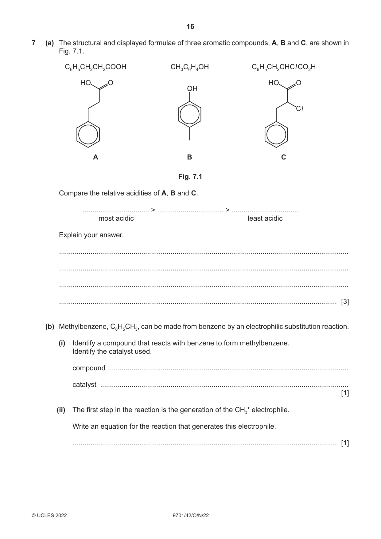 Cambridge A Level Chemistry 9701 2022 Oct/Nov Paper 4 · Variant 2 question paper, page 16 of 24