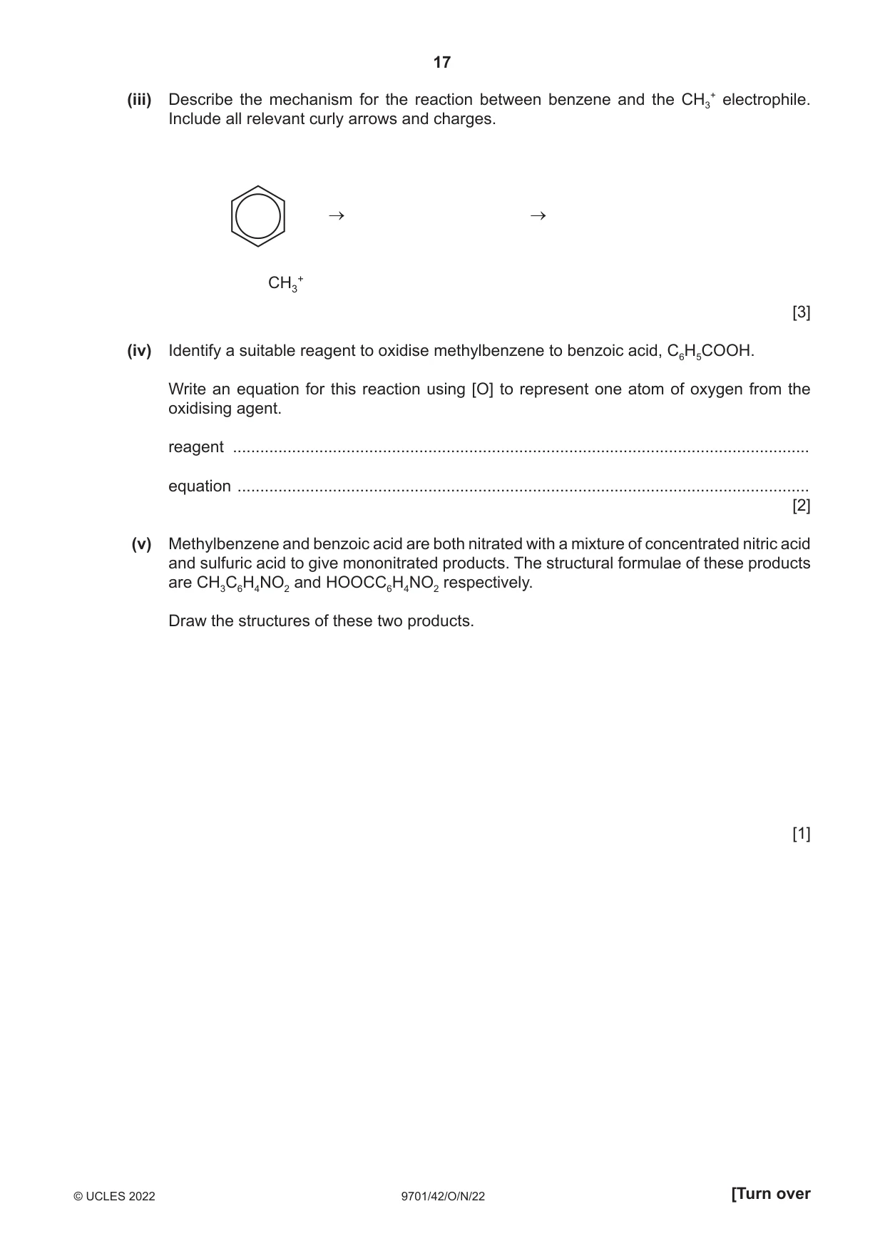 Cambridge A Level Chemistry 9701 2022 Oct/Nov Paper 4 · Variant 2 question paper, page 17 of 24