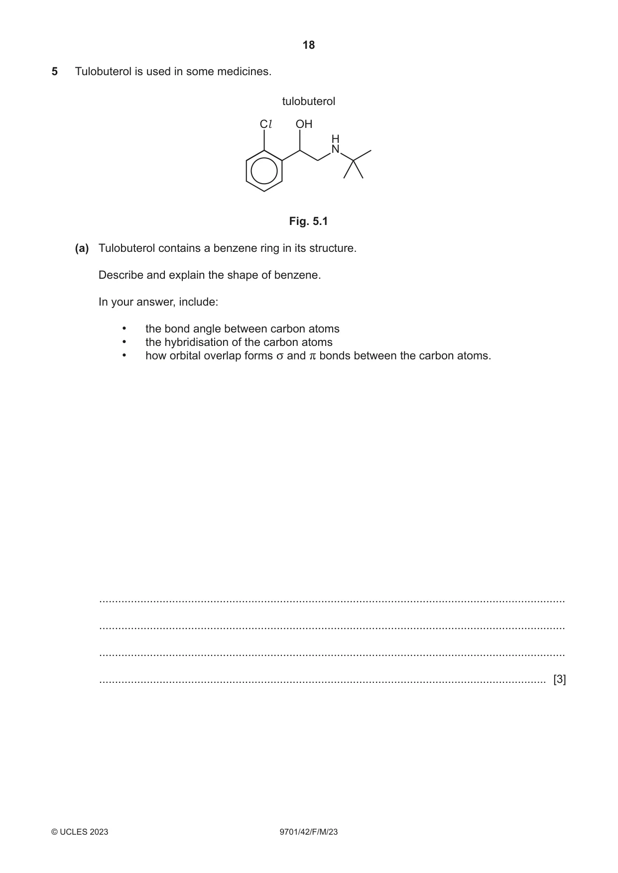 Cambridge A Level Chemistry 9701 2023 Feb/March Paper 4 · Variant 2 question paper, page 18 of 28