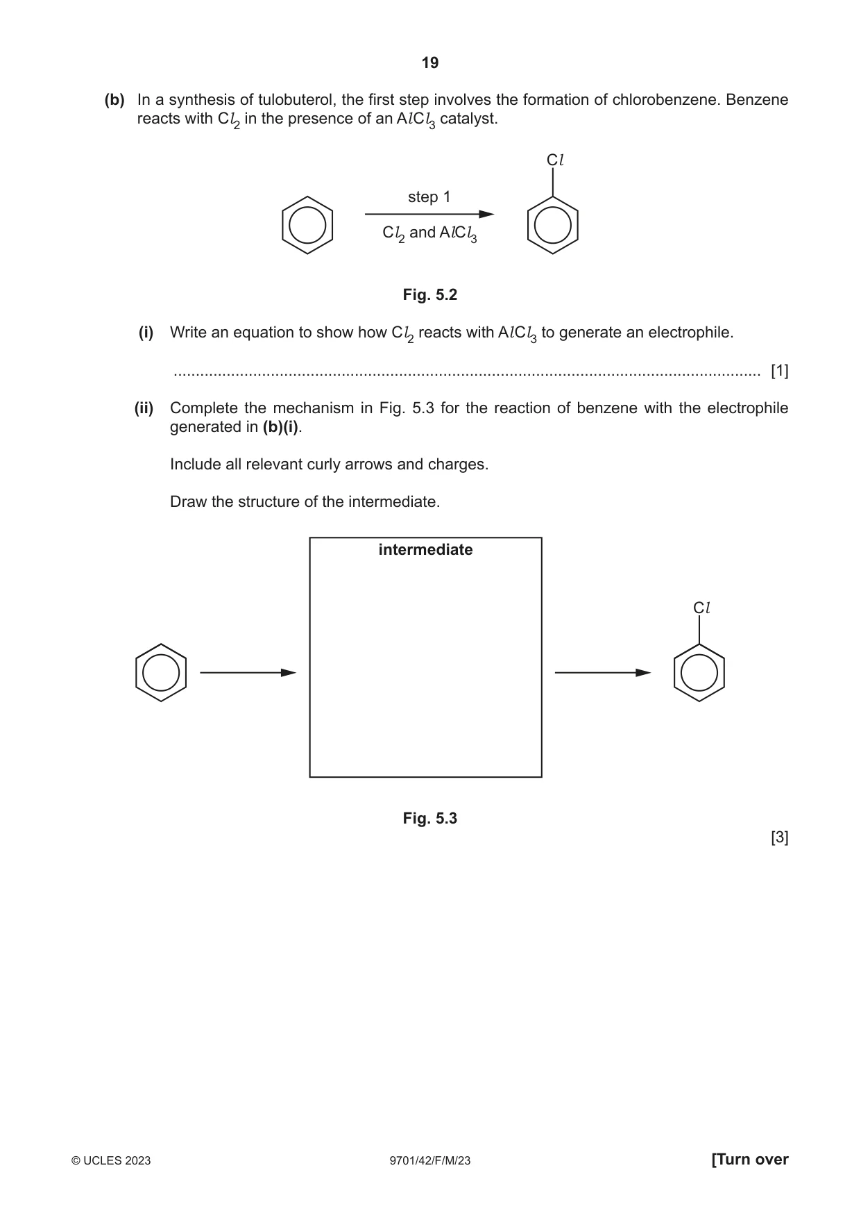 Cambridge A Level Chemistry 9701 2023 Feb/March Paper 4 · Variant 2 question paper, page 19 of 28