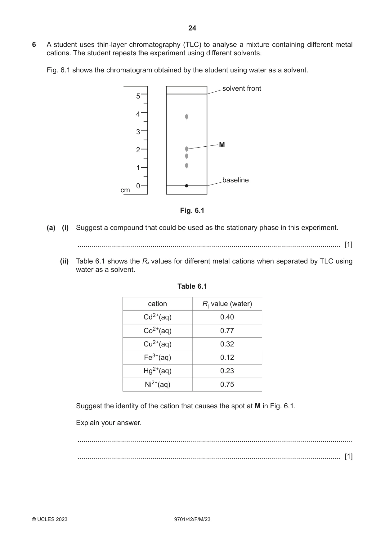 Cambridge A Level Chemistry 9701 2023 Feb/March Paper 4 · Variant 2 question paper, page 24 of 28