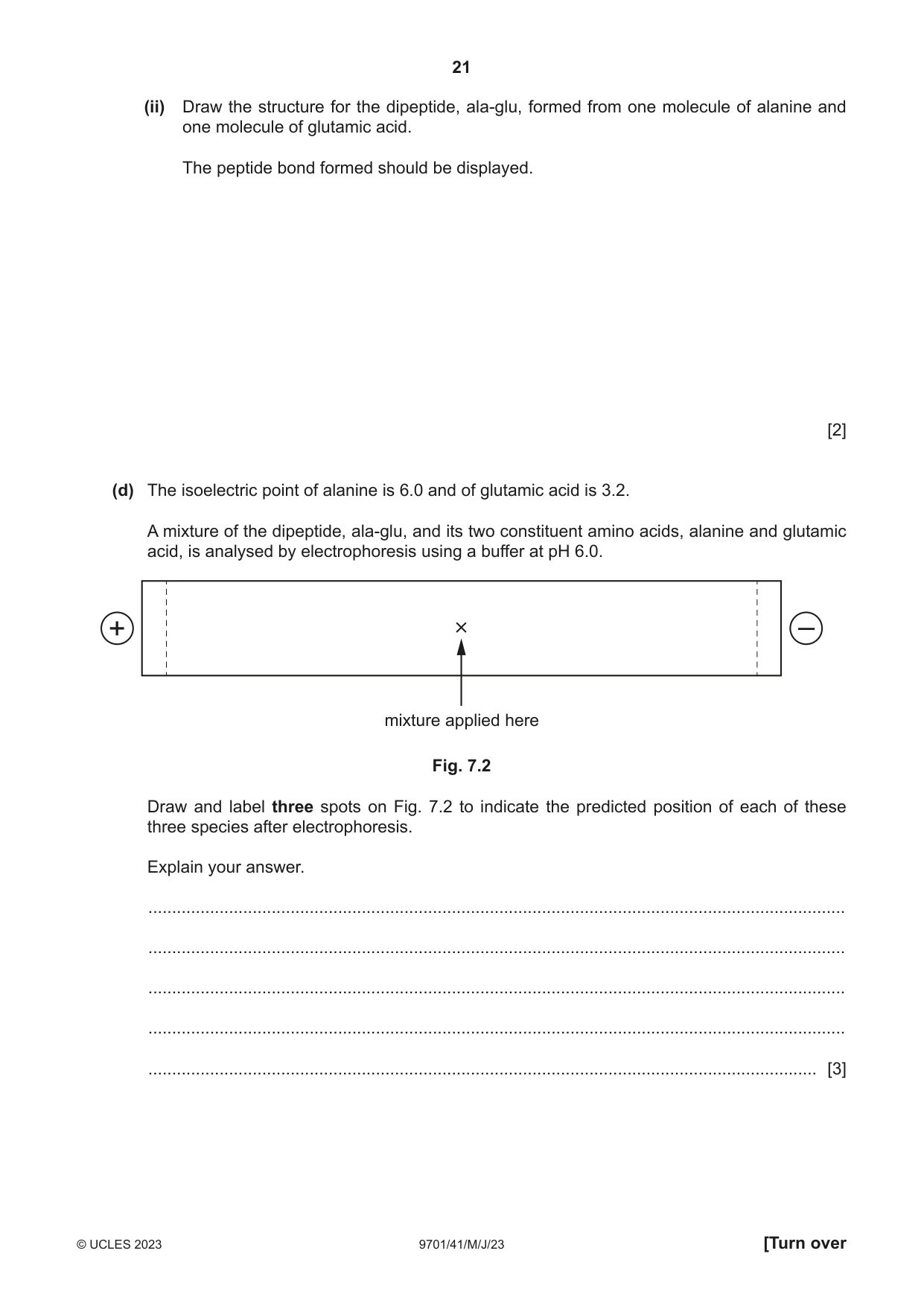 Cambridge A Level Chemistry 9701 2023 May/June Paper 4 · Variant 1 question paper, page 21 of 28