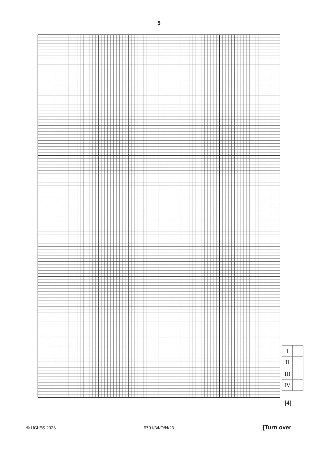 Cambridge A Level Chemistry 9701 2023 Oct/Nov Paper 3 · Variant 4 question paper, page 5 of 16