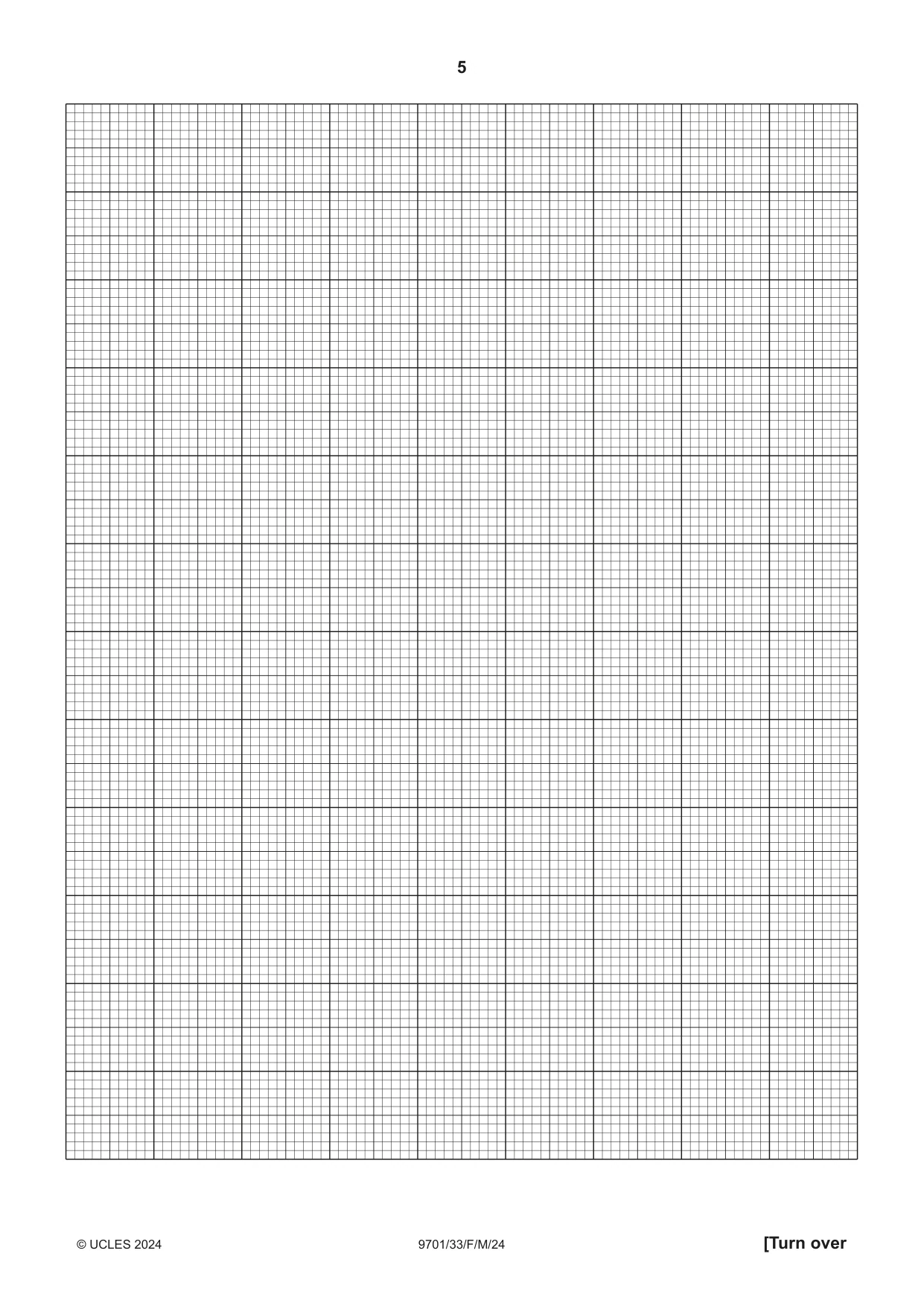 Cambridge A Level Chemistry 9701 2024 Feb/March Paper 3 · Variant 3 question paper, page 5 of 16