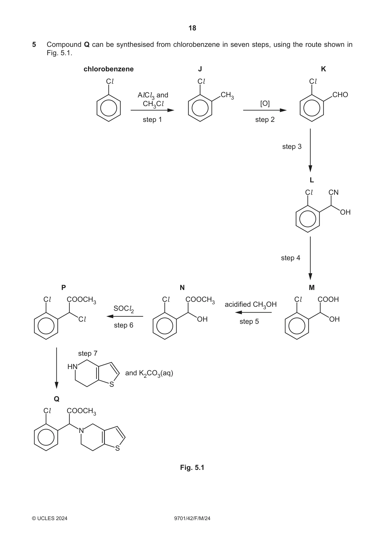 Cambridge A Level Chemistry 9701 2024 Feb/March Paper 4 · Variant 2 question paper, page 18 of 28