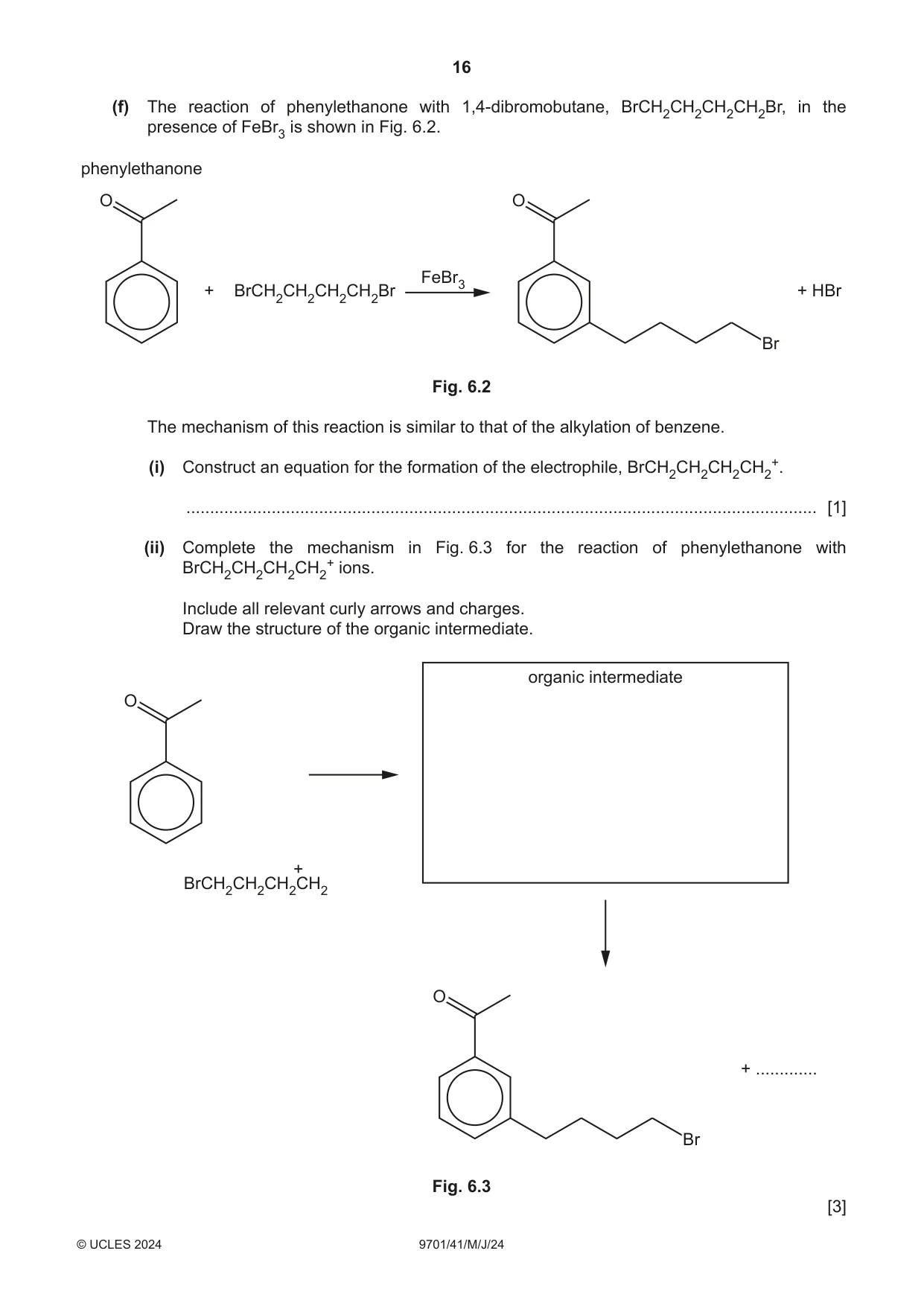 Cambridge A Level Chemistry 9701 2024 May/June Paper 4 · Variant 1 question paper, page 16 of 28