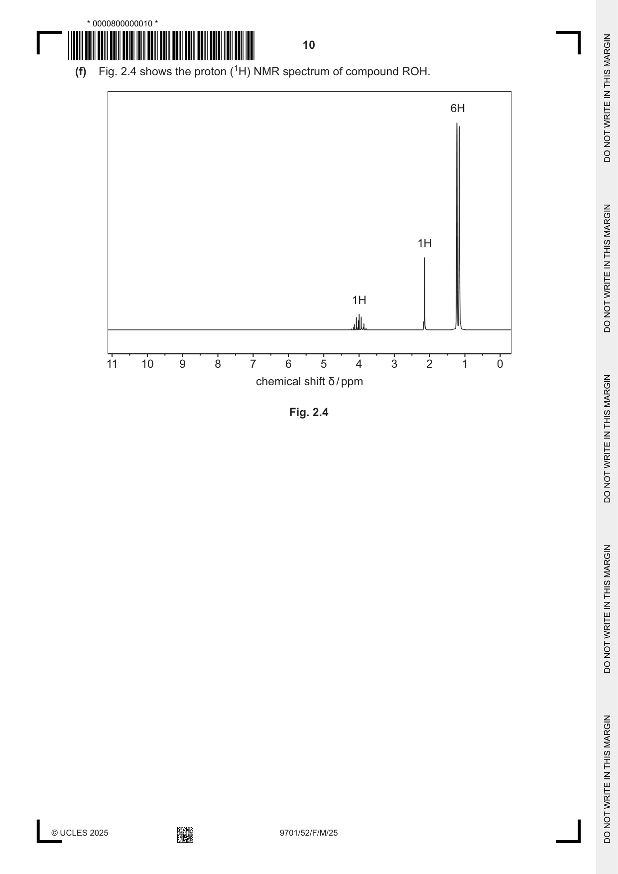 Cambridge A Level Chemistry 9701 2025 Feb/March Paper 5 · Variant 2 question paper, page 10 of 16