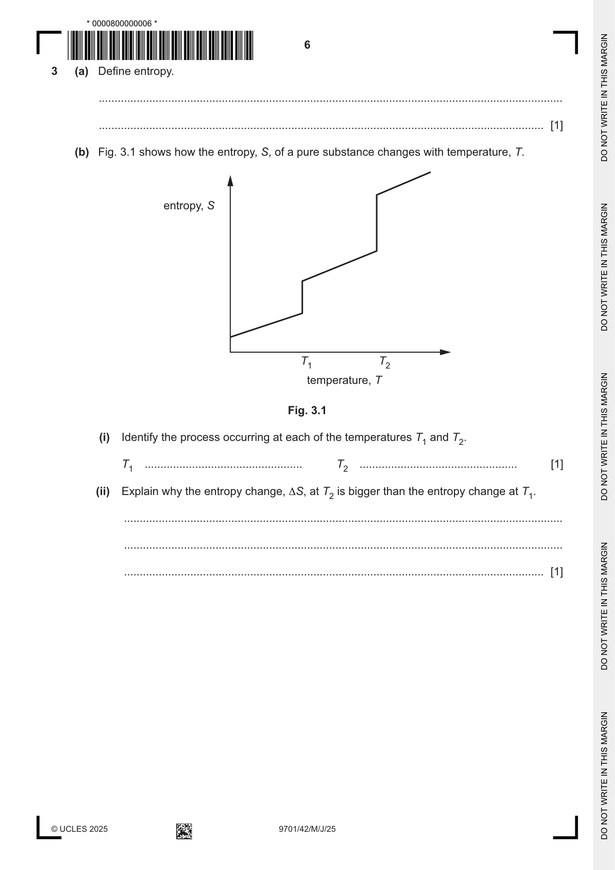 Cambridge A Level Chemistry 9701 2025 May/June Paper 4 · Variant 2 question paper, page 6 of 24