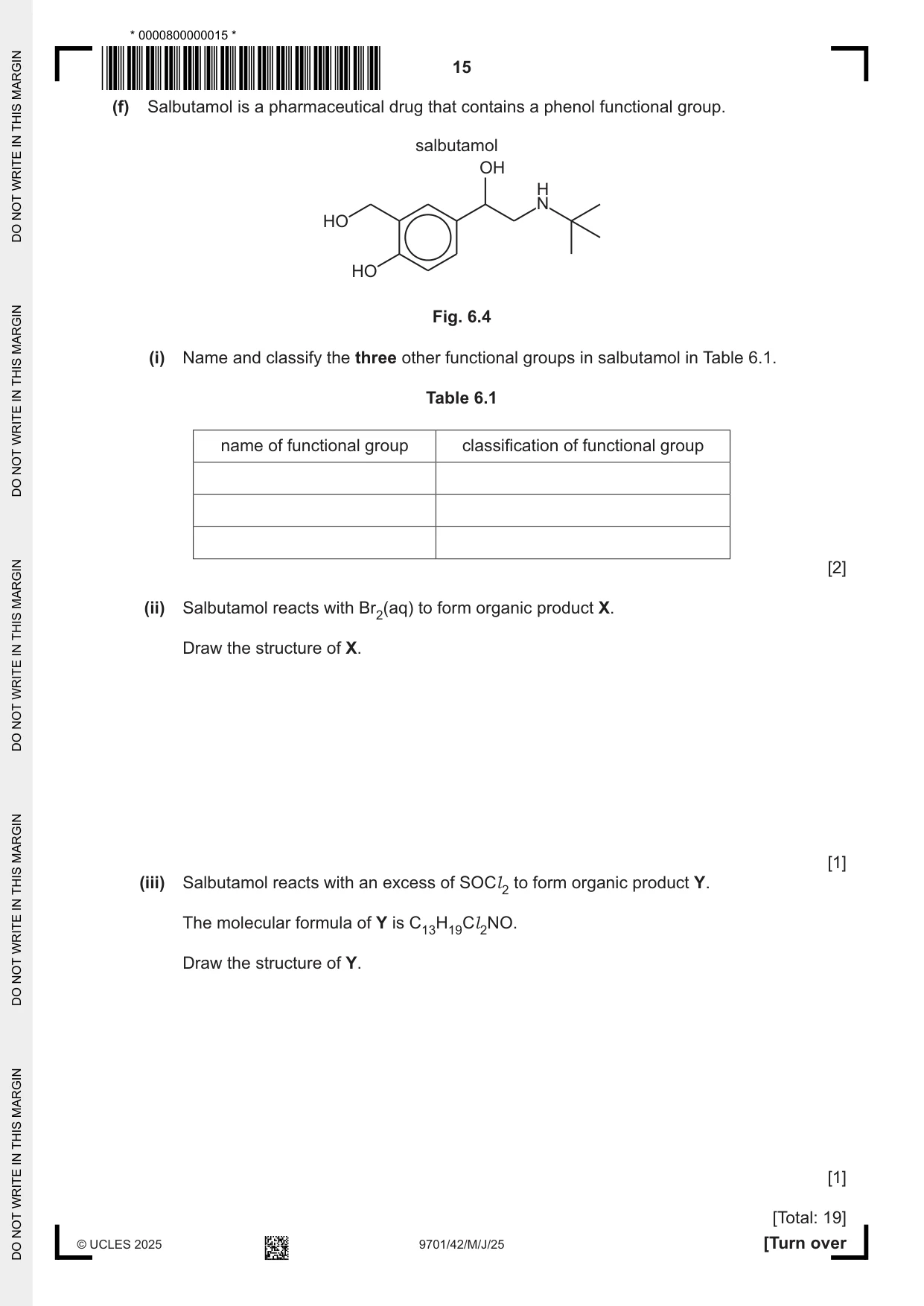 Cambridge A Level Chemistry 9701 2025 May/June Paper 4 · Variant 2 question paper, page 15 of 24