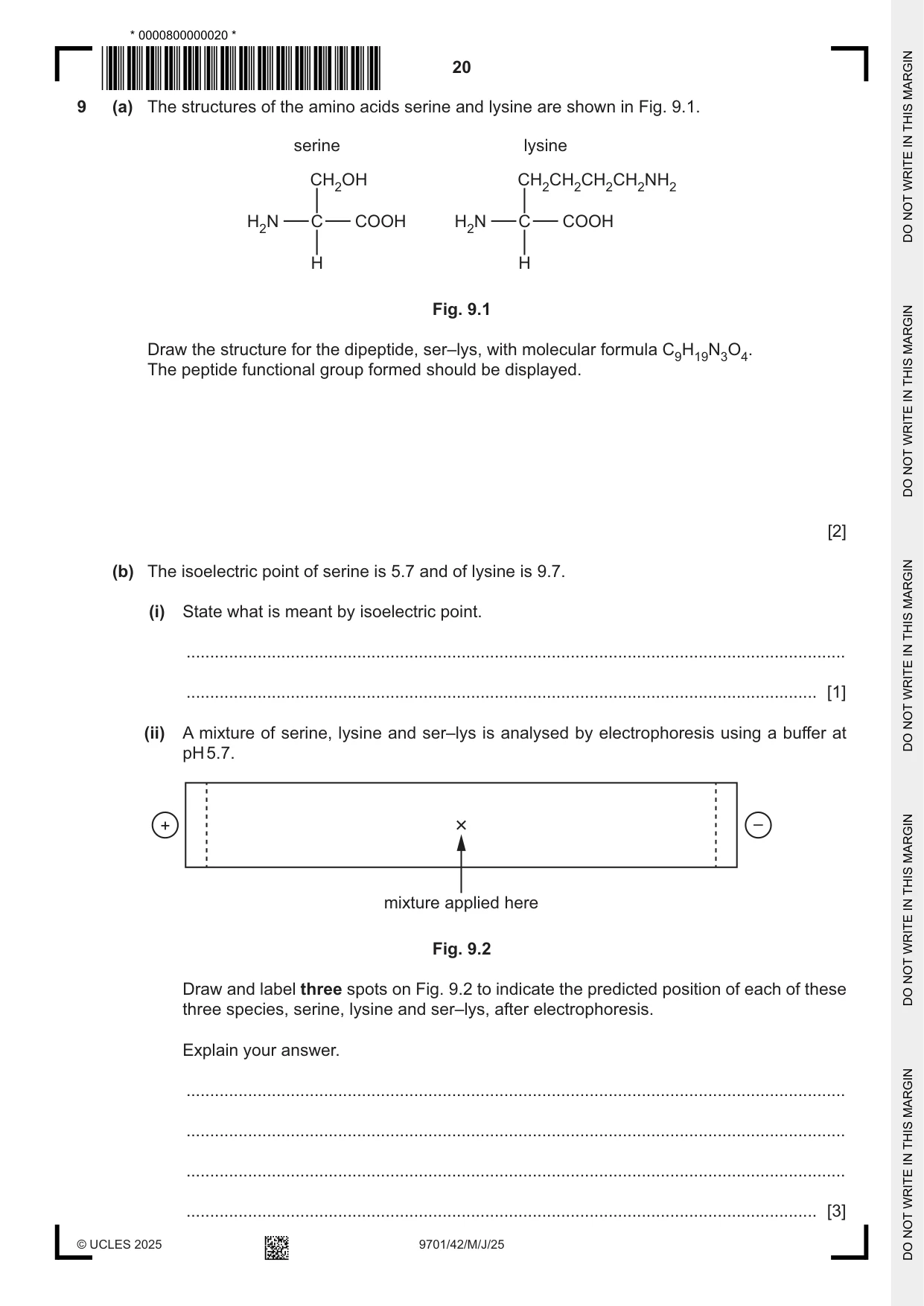 Cambridge A Level Chemistry 9701 2025 May/June Paper 4 · Variant 2 question paper, page 20 of 24