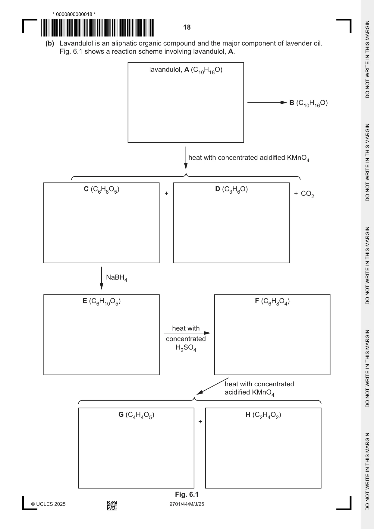 Cambridge A Level Chemistry 9701 2025 May/June Paper 4 · Variant 4 question paper, page 18 of 24