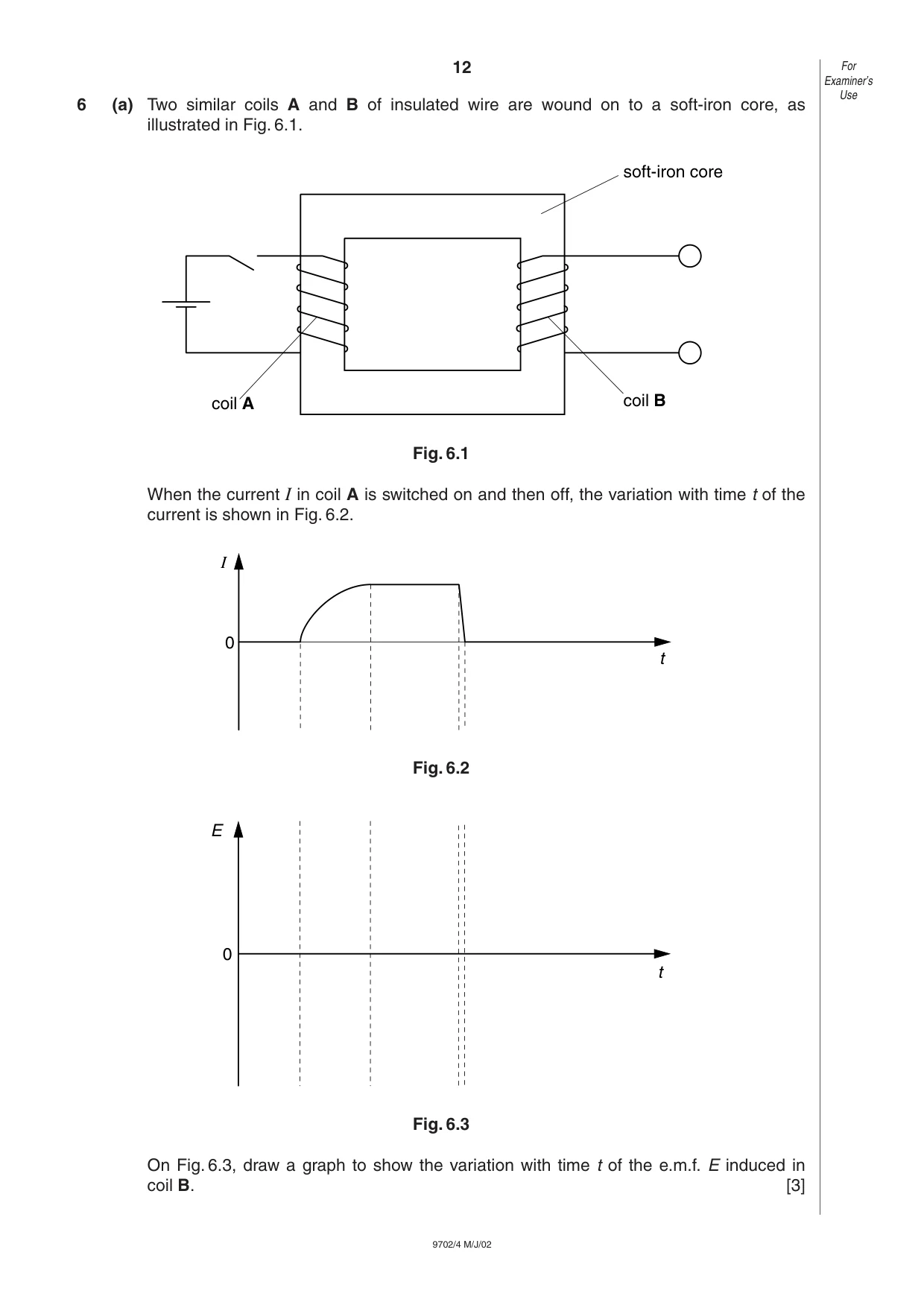 Cambridge A Level Physics 9702 2002 May/June Paper 4 · Variant 1 question paper, page 12 of 16