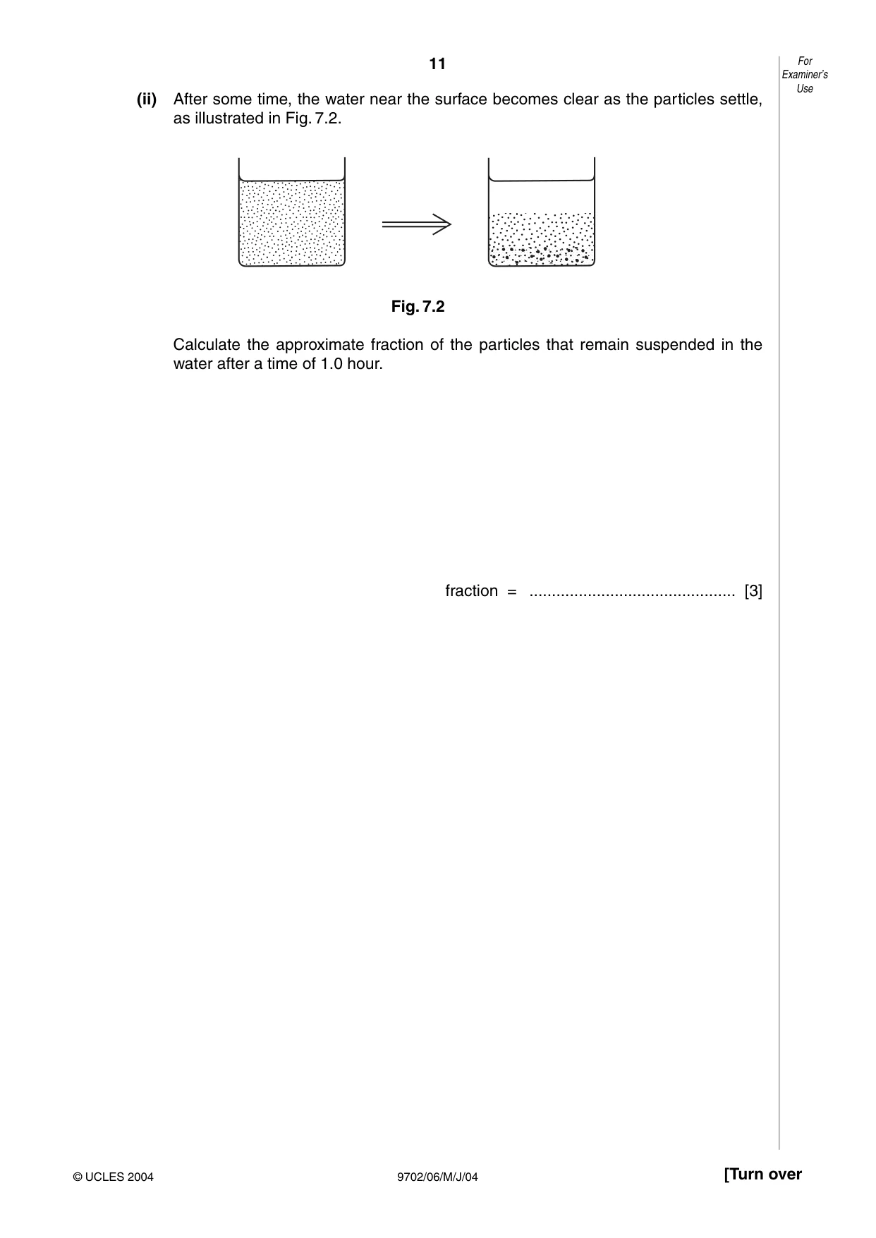 Cambridge A Level Physics 9702 2004 May/June Paper 6 · Variant 1 question paper, page 11 of 24