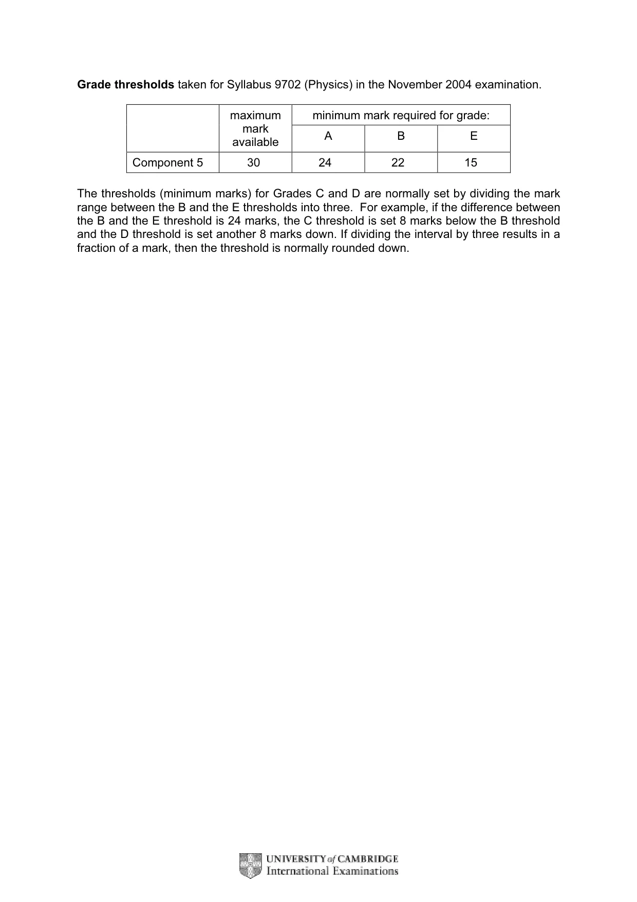 Mark scheme, page 2 of 8