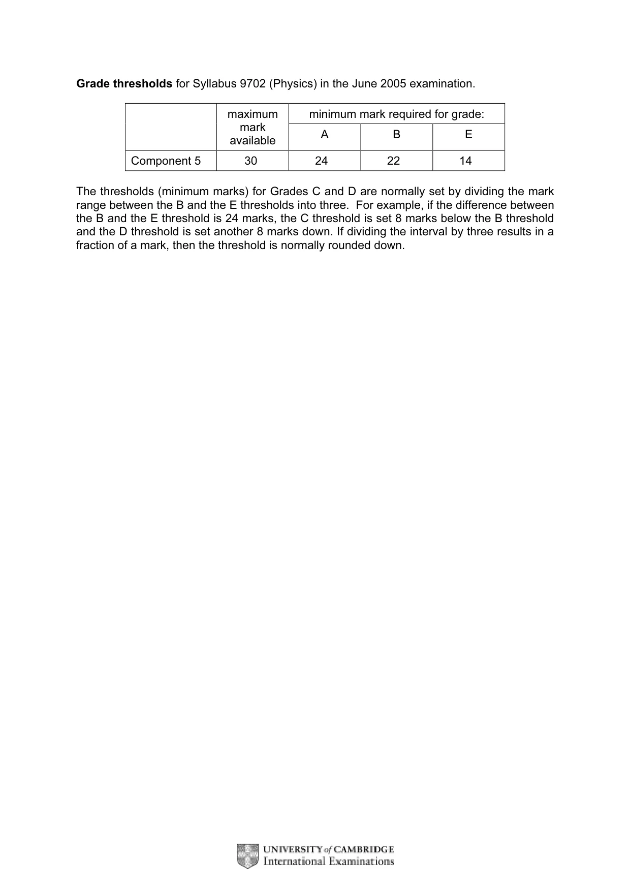 Mark scheme, page 2 of 6