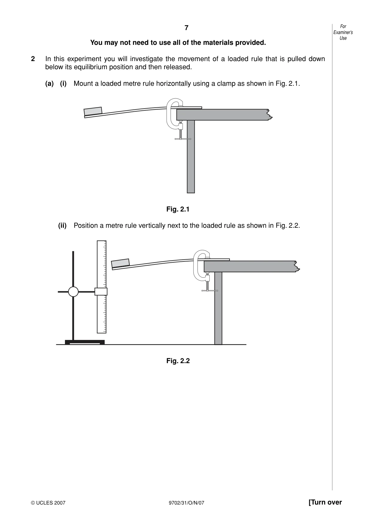 Cambridge A Level Physics 9702 2007 Oct/Nov Paper 3 · Variant 1 question paper, page 7 of 12