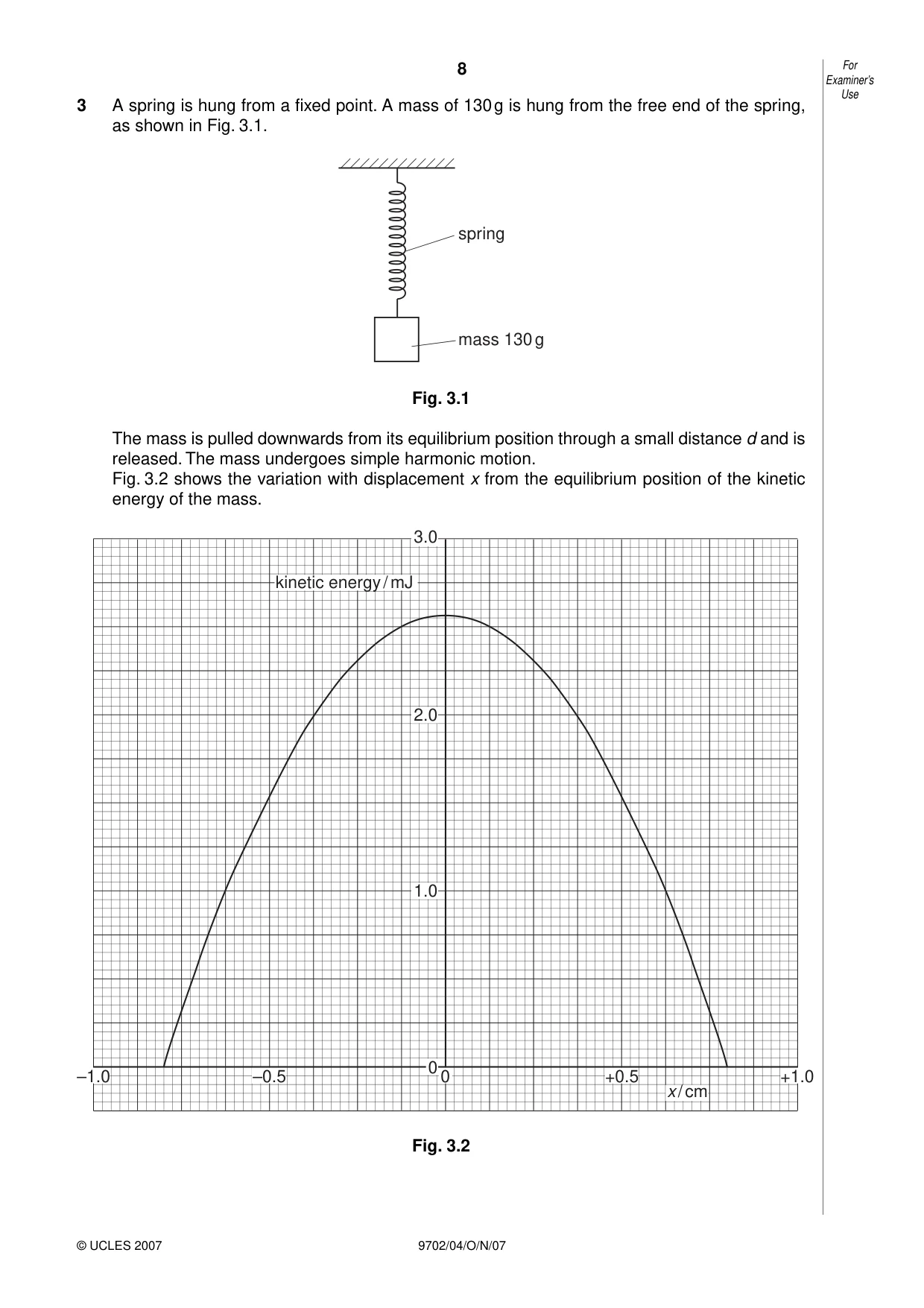 Cambridge A Level Physics 9702 2007 Oct/Nov Paper 4 · Variant 1 question paper, page 8 of 24
