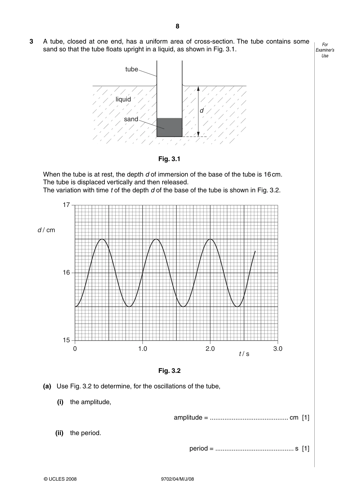 Cambridge A Level Physics 9702 2008 May/June Paper 4 · Variant 1 question paper, page 8 of 24