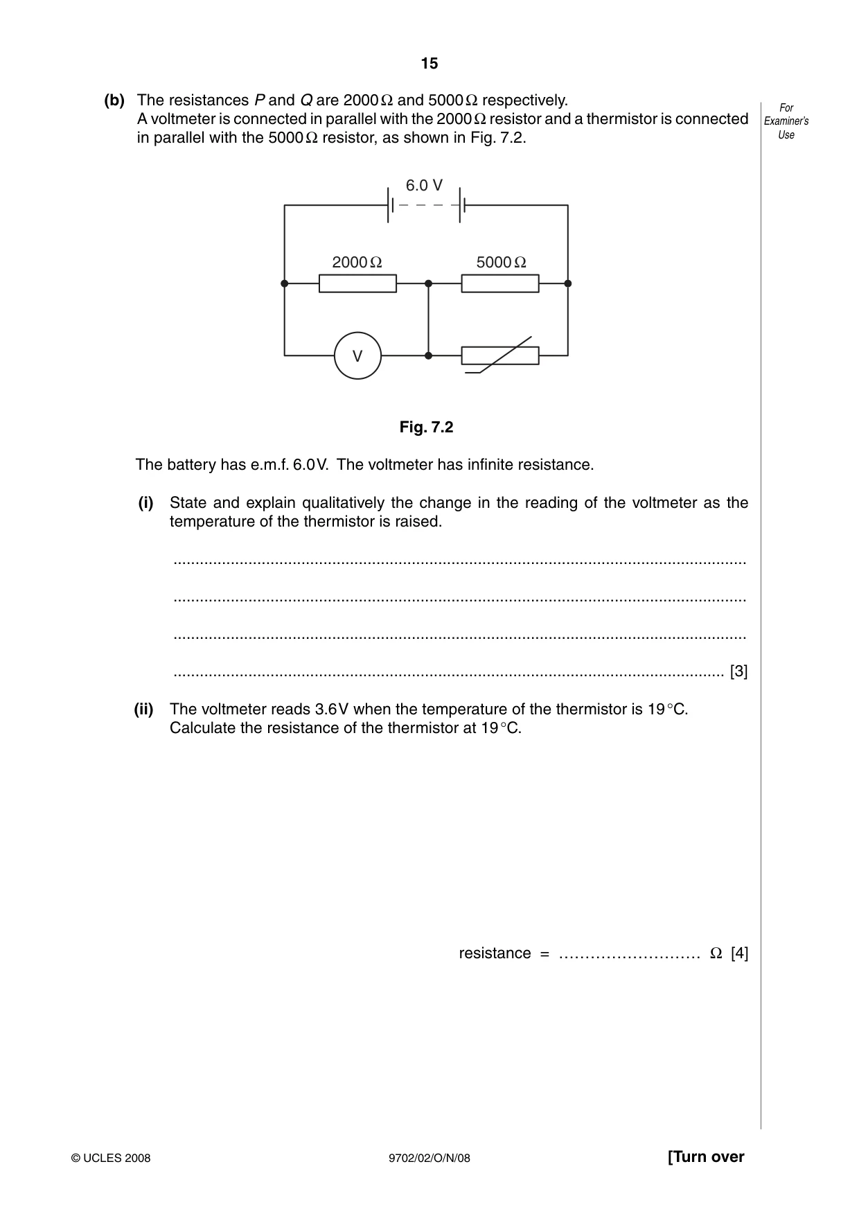 Cambridge A Level Physics 9702 2008 Oct/Nov Paper 2 · Variant 1 question paper, page 15 of 20