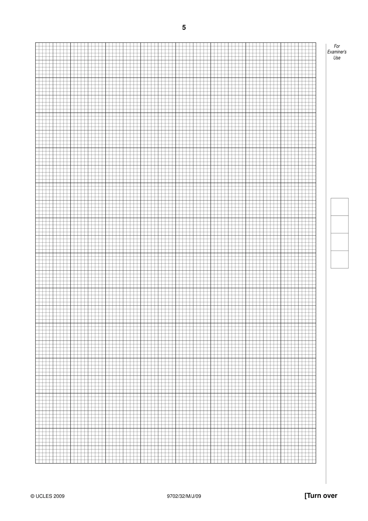 Cambridge A Level Physics 9702 2009 May/June Paper 3 · Variant 2 question paper, page 5 of 12