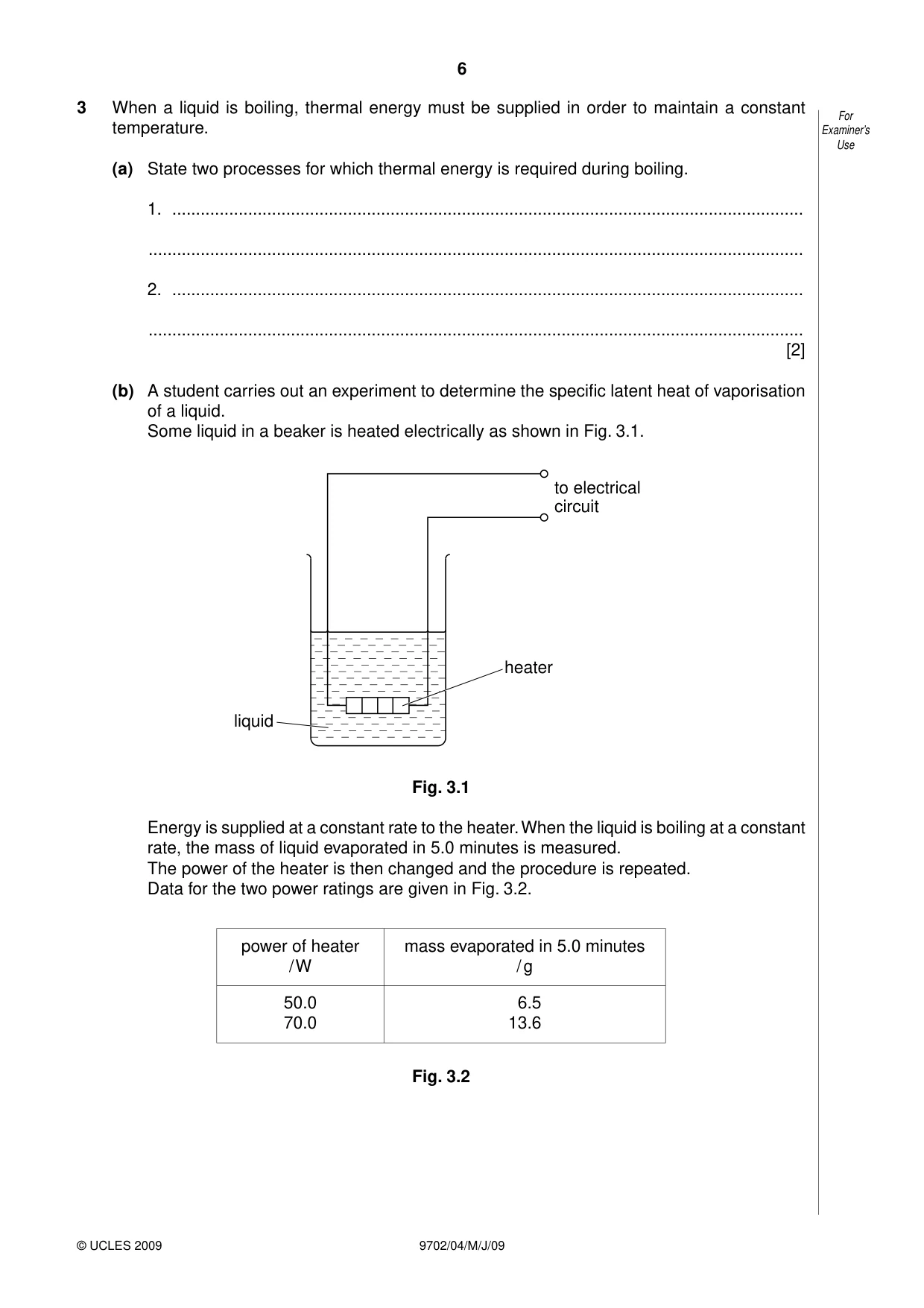 Cambridge A Level Physics 9702 2009 May/June Paper 4 · Variant 1 question paper, page 6 of 24