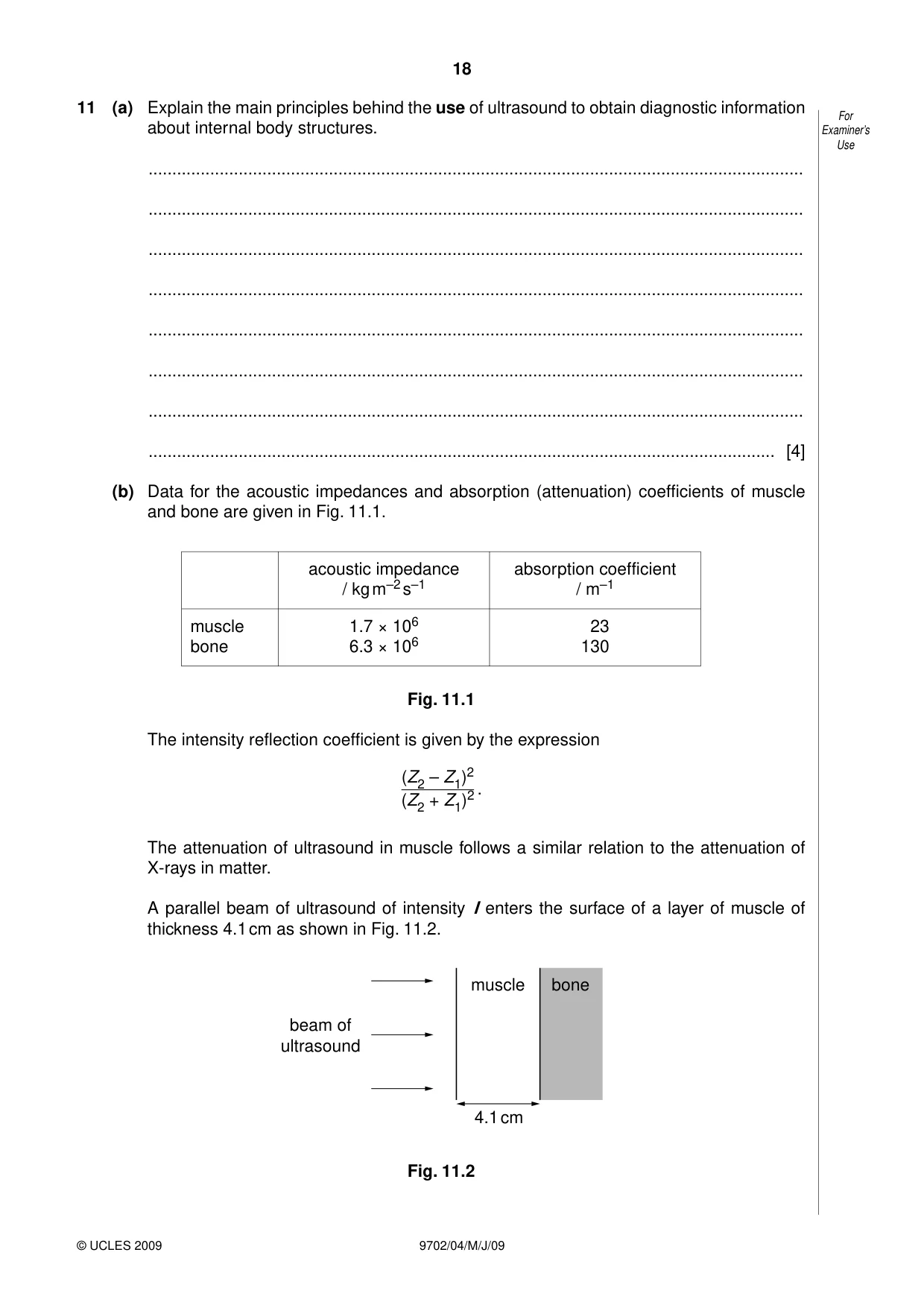 Cambridge A Level Physics 9702 2009 May/June Paper 4 · Variant 1 question paper, page 18 of 24
