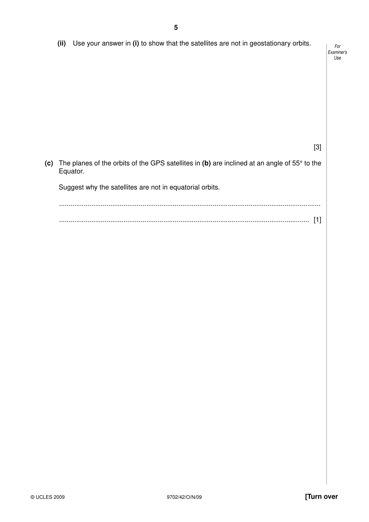 Cambridge A Level Physics 9702 2009 Oct/Nov Paper 4 · Variant 2 question paper, page 5 of 28