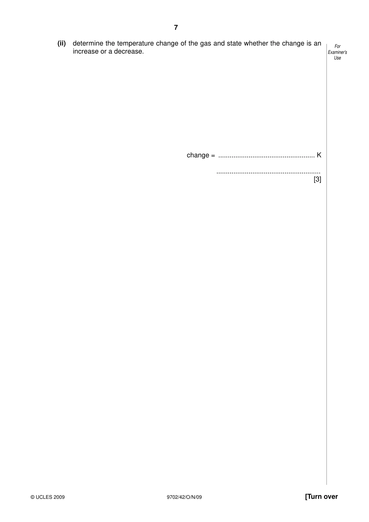 Cambridge A Level Physics 9702 2009 Oct/Nov Paper 4 · Variant 2 question paper, page 7 of 28