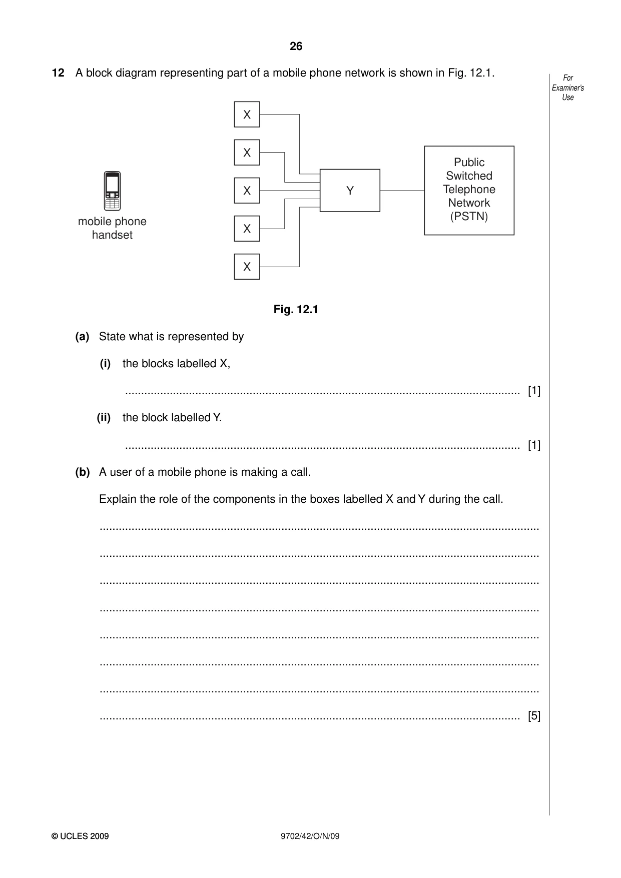 Cambridge A Level Physics 9702 2009 Oct/Nov Paper 4 · Variant 2 question paper, page 26 of 28