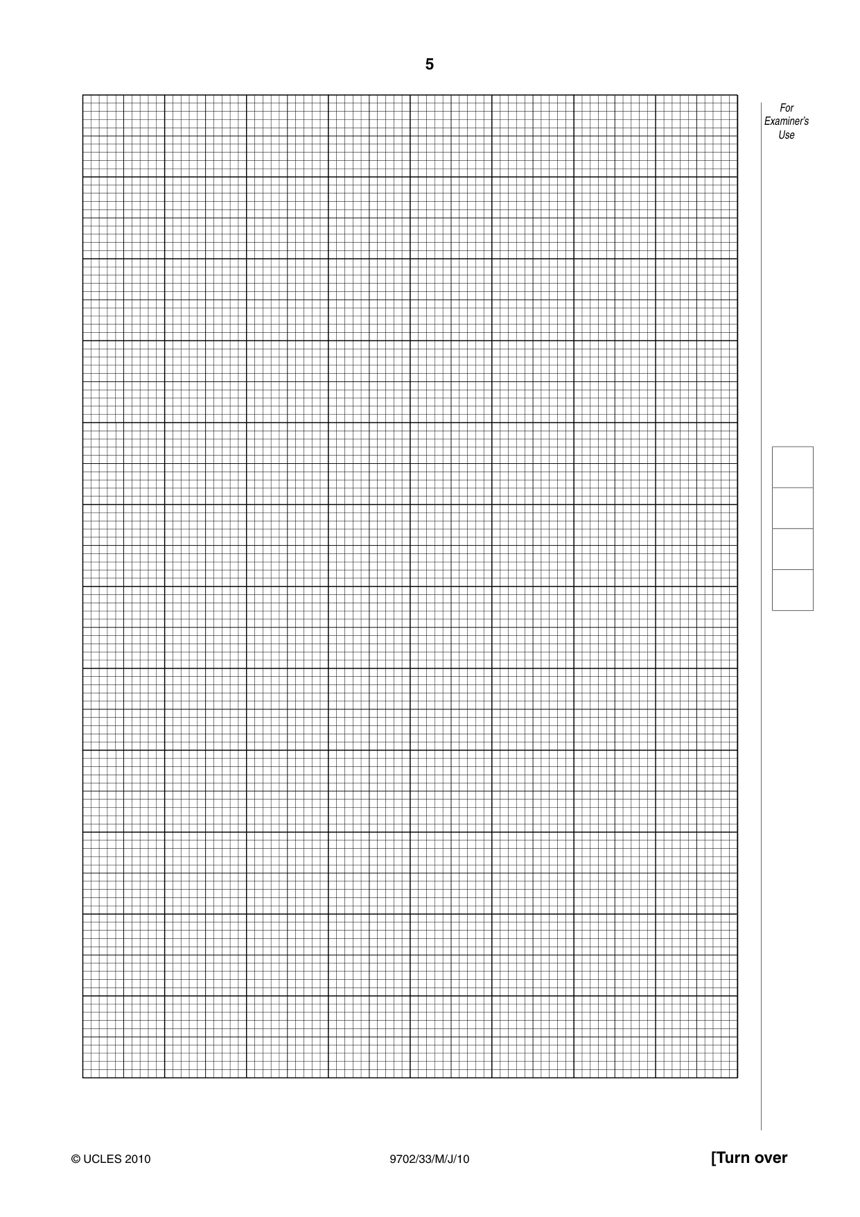 Cambridge A Level Physics 9702 2010 May/June Paper 3 · Variant 3 question paper, page 5 of 12
