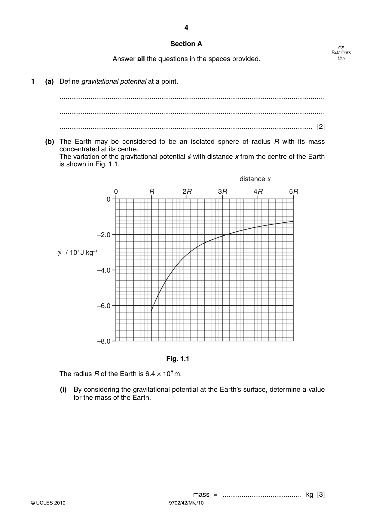 Cambridge A Level Physics 9702 2010 May/June Paper 4 · Variant 2 question paper, page 4 of 20