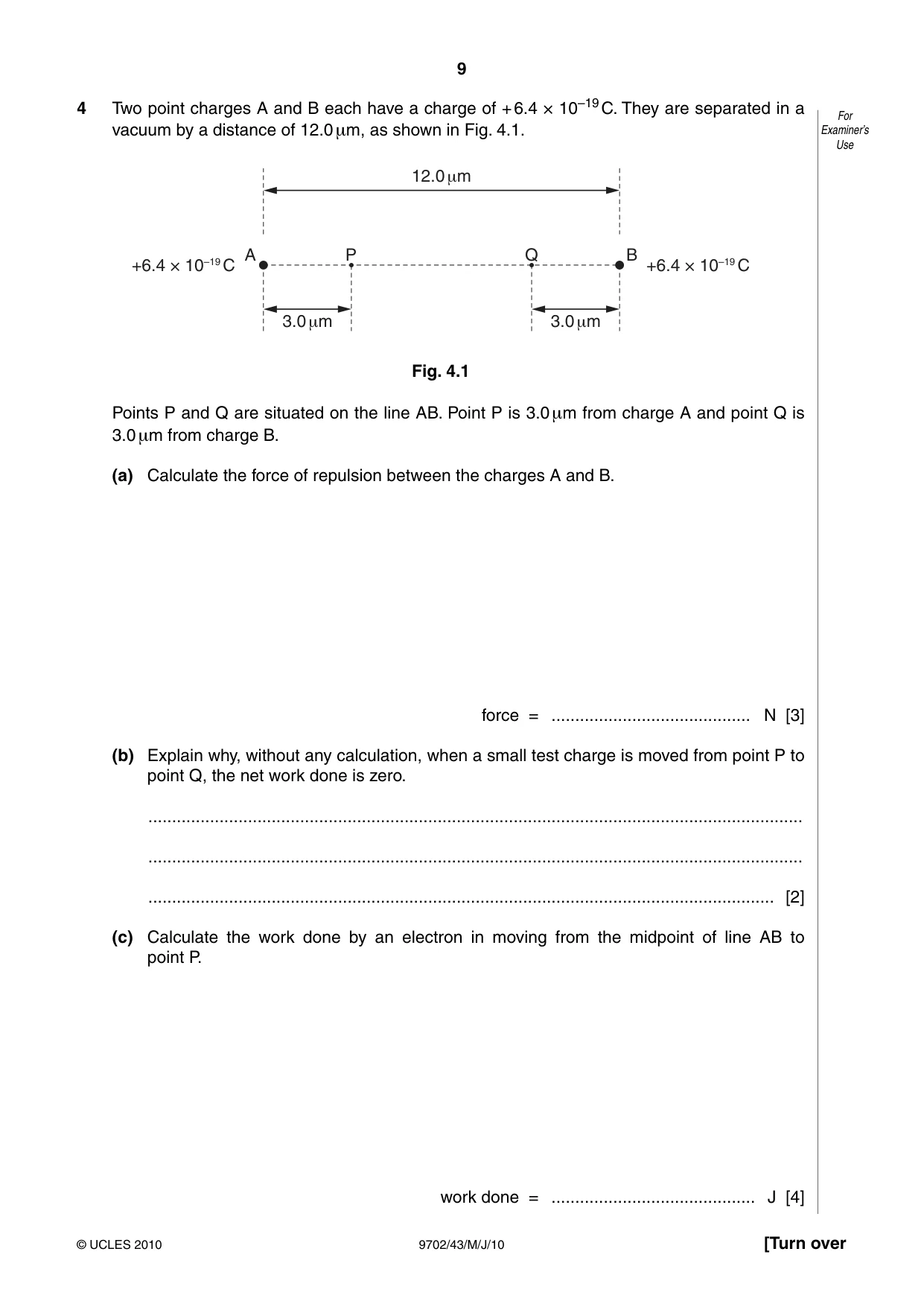 Cambridge A Level Physics 9702 2010 May/June Paper 4 · Variant 3 question paper, page 9 of 20