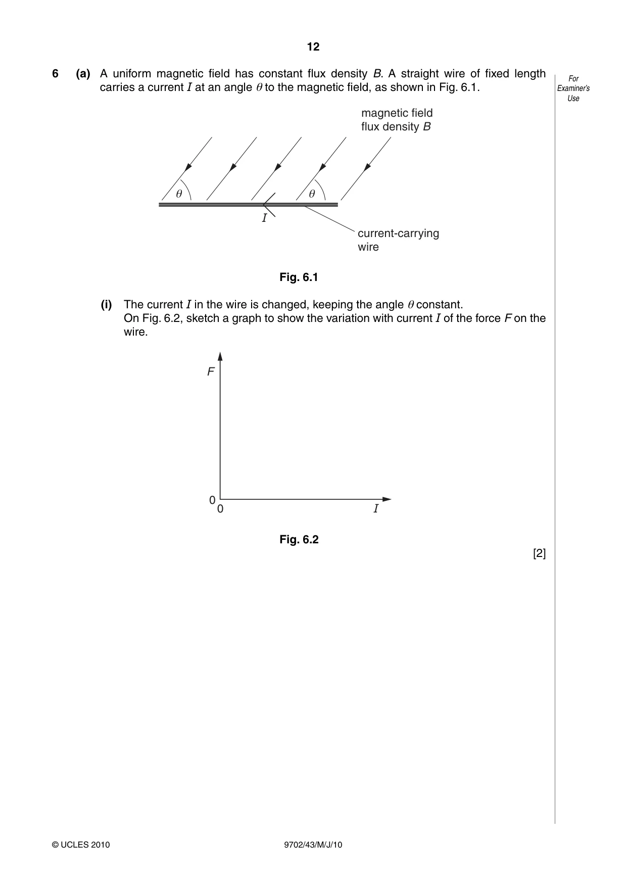 Cambridge A Level Physics 9702 2010 May/June Paper 4 · Variant 3 question paper, page 12 of 20