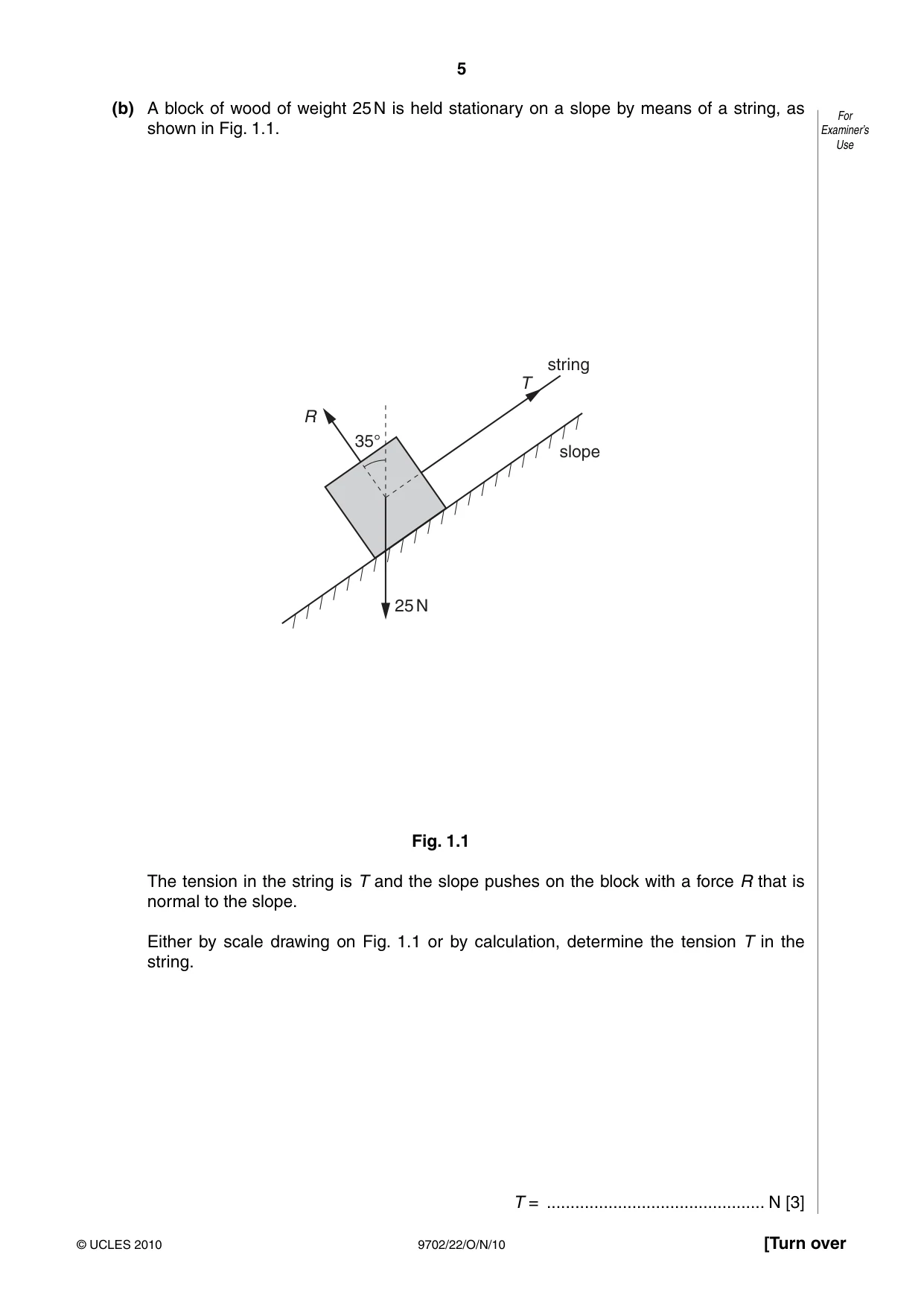 Cambridge A Level Physics 9702 2010 Oct/Nov Paper 2 · Variant 2 question paper, page 5 of 20