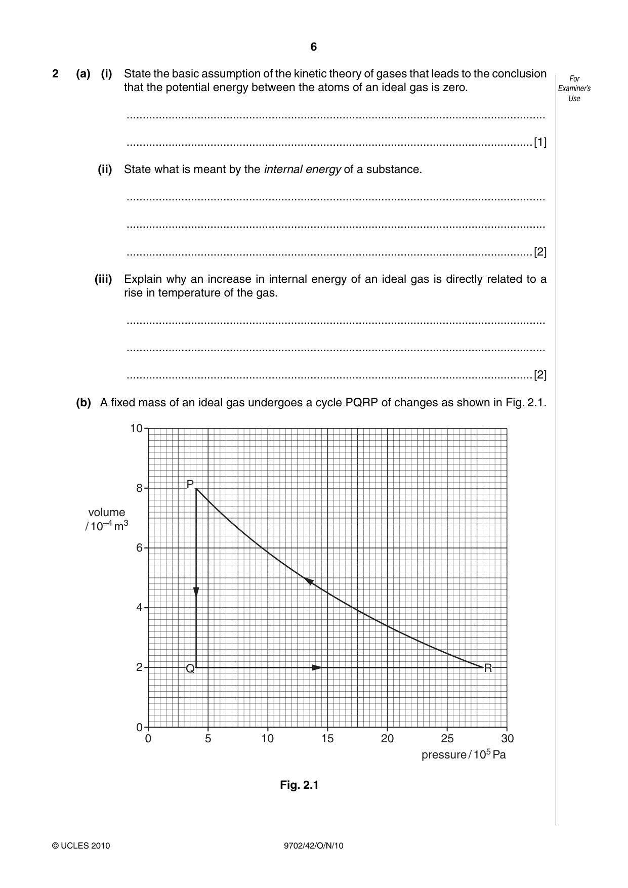 Cambridge A Level Physics 9702 2010 Oct/Nov Paper 4 · Variant 2 question paper, page 6 of 24