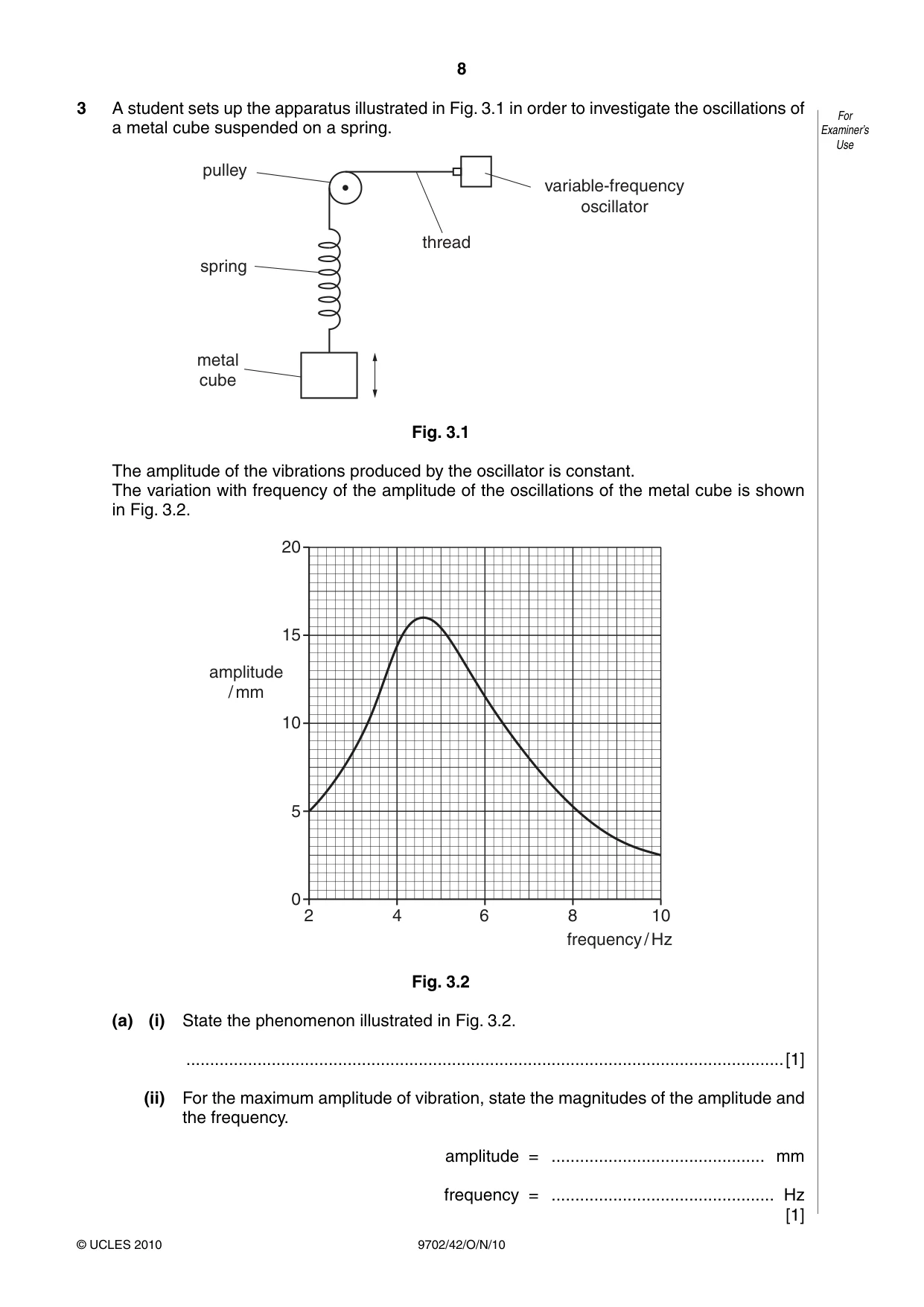 Cambridge A Level Physics 9702 2010 Oct/Nov Paper 4 · Variant 2 question paper, page 8 of 24