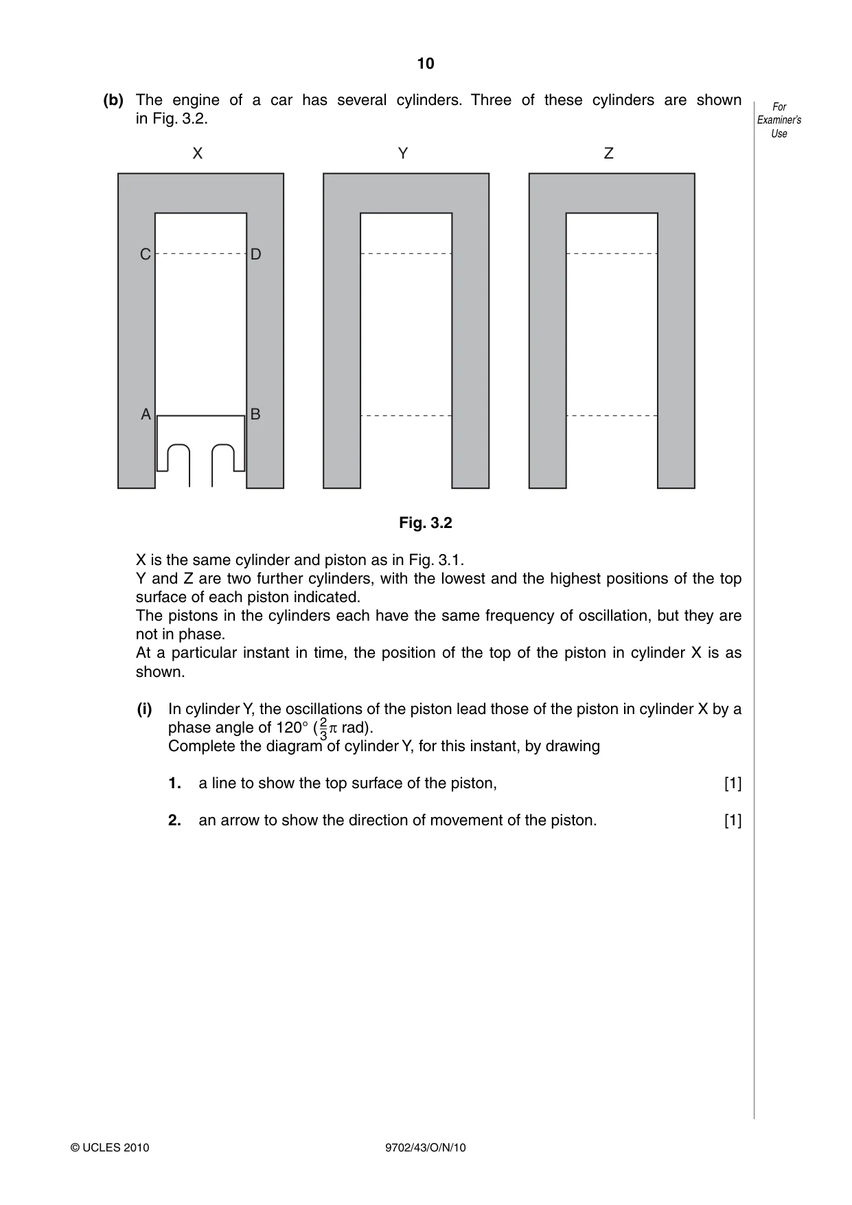 Cambridge A Level Physics 9702 2010 Oct/Nov Paper 4 · Variant 3 question paper, page 10 of 24