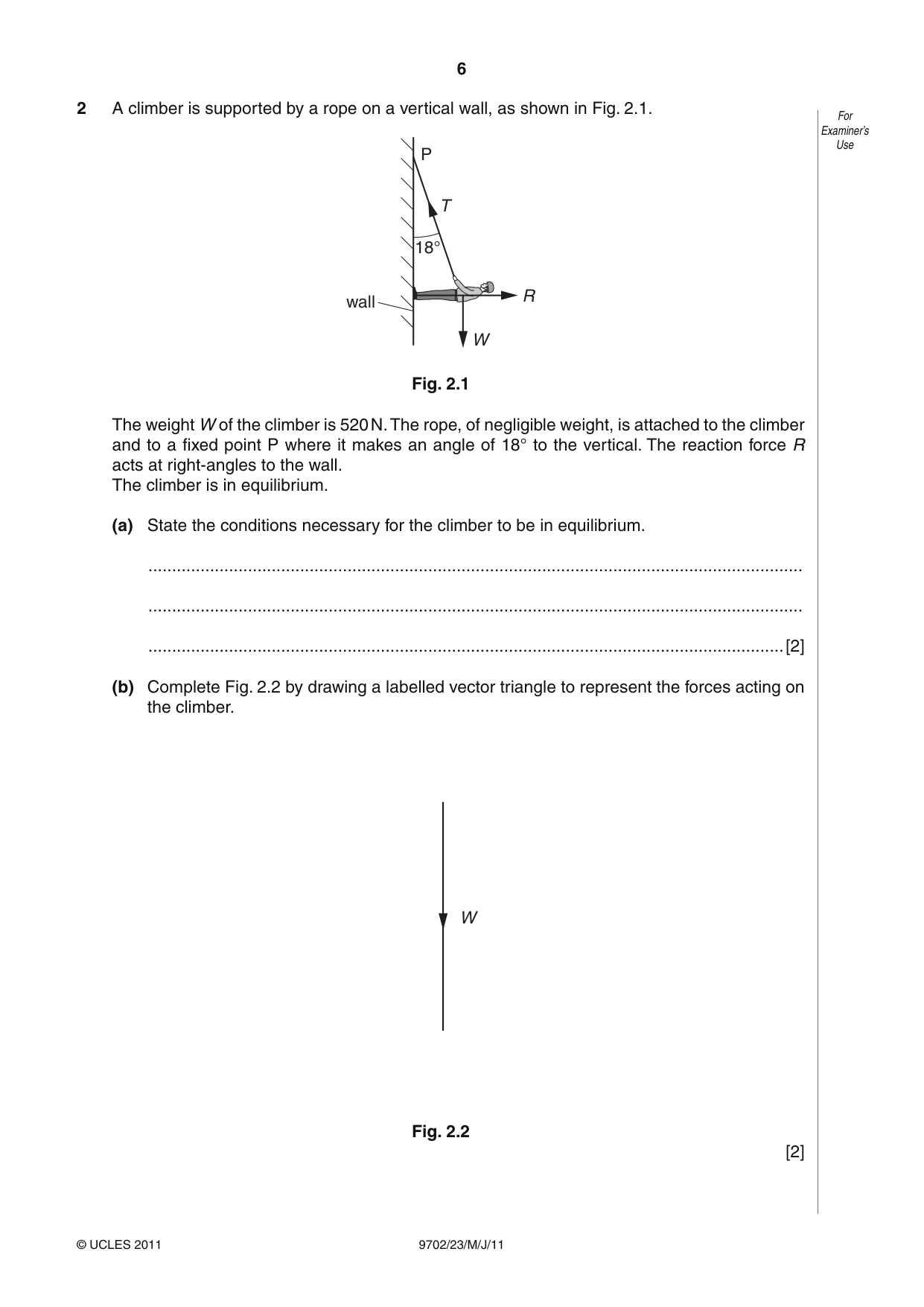 Cambridge A Level Physics 9702 2011 May/June Paper 2 · Variant 3 question paper, page 6 of 16