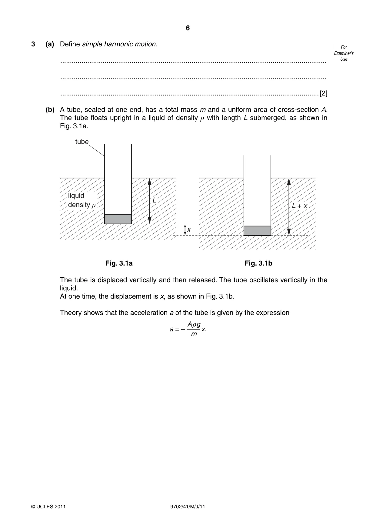Cambridge A Level Physics 9702 2011 May/June Paper 4 · Variant 1 question paper, page 6 of 24