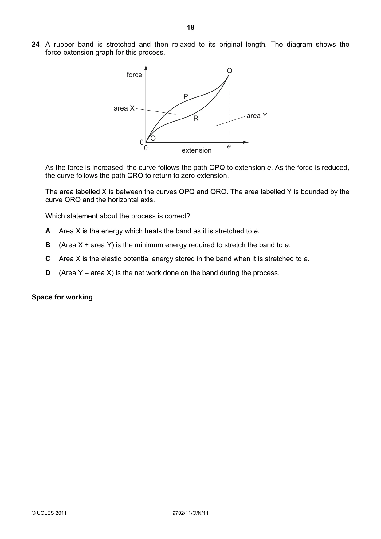 Cambridge A Level Physics 9702 2011 Oct/Nov Paper 1 · Variant 1 question paper, page 18 of 28