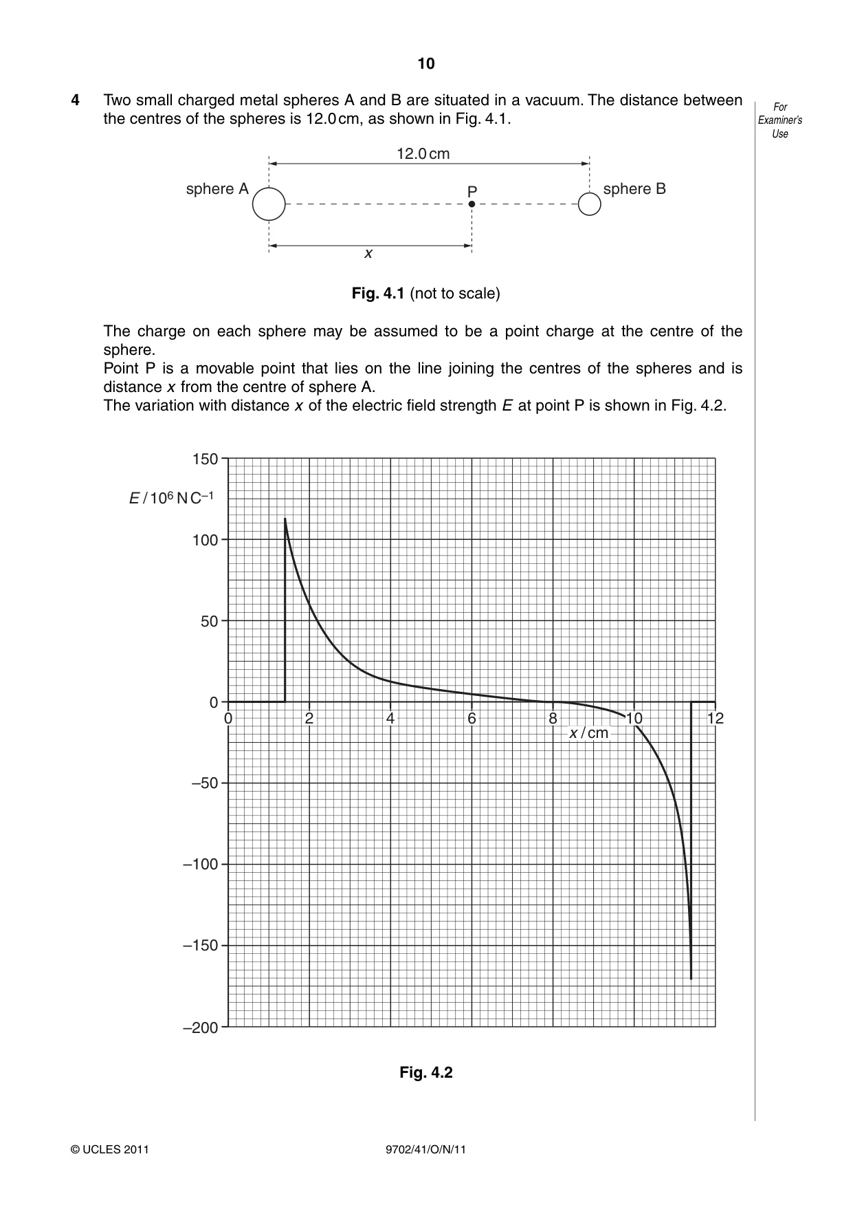 Cambridge A Level Physics 9702 2011 Oct/Nov Paper 4 · Variant 1 question paper, page 10 of 24