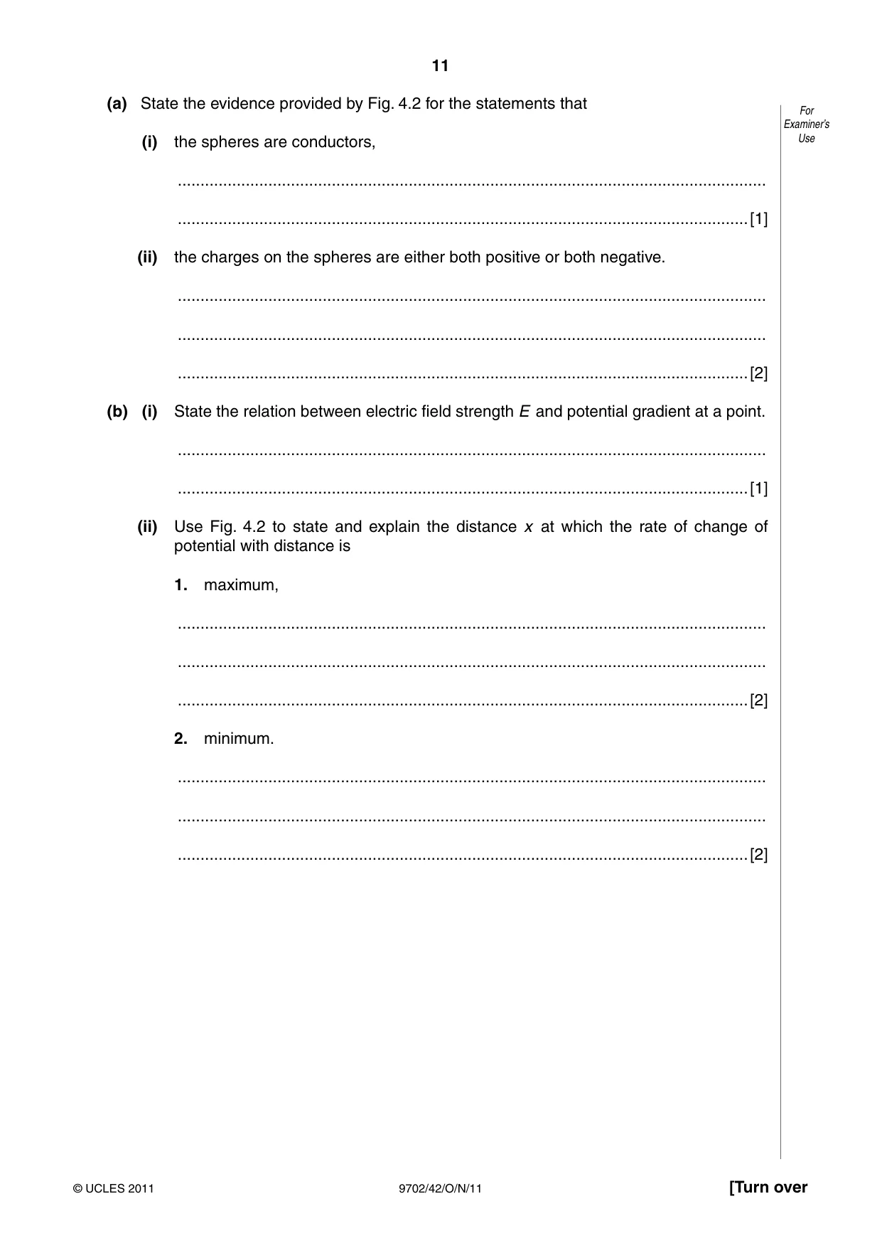 Cambridge A Level Physics 9702 2011 Oct/Nov Paper 4 · Variant 2 question paper, page 11 of 24