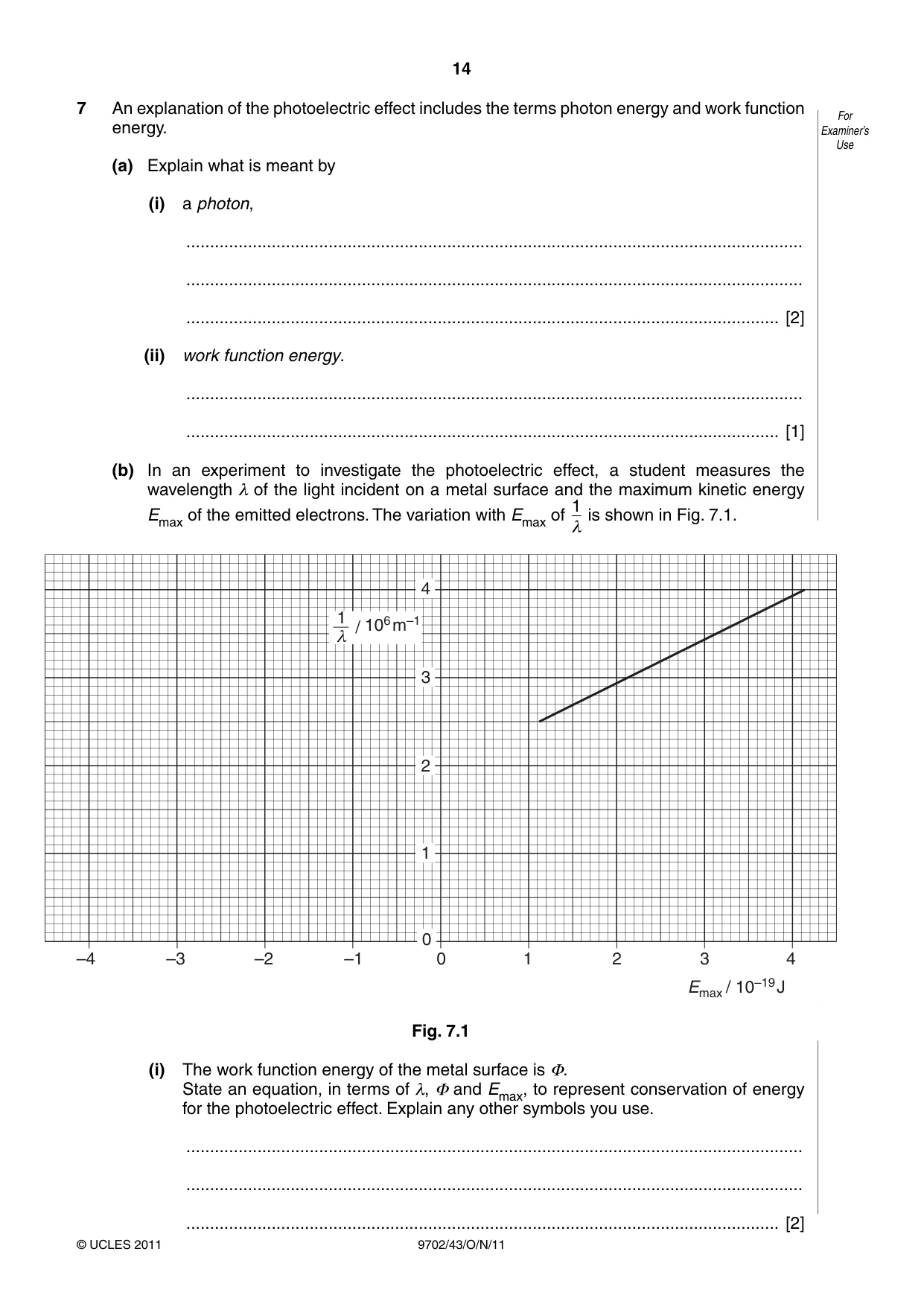 Cambridge A Level Physics 9702 2011 Oct/Nov Paper 4 · Variant 3 question paper, page 14 of 24